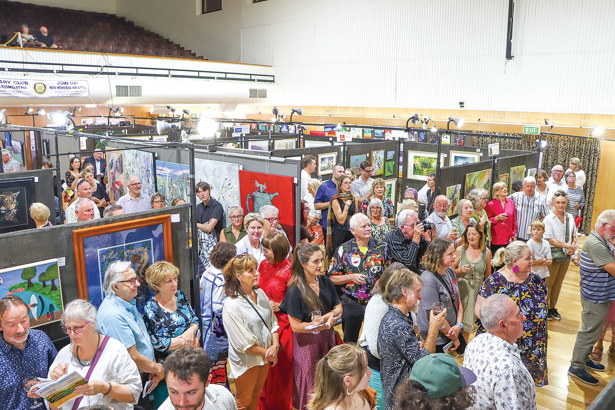 A large audience waits to hear the winners announced. A17_0325