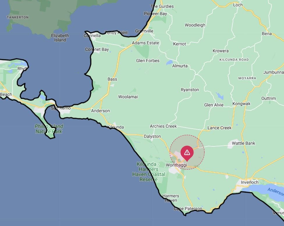 Power outage affecting Bass Coast