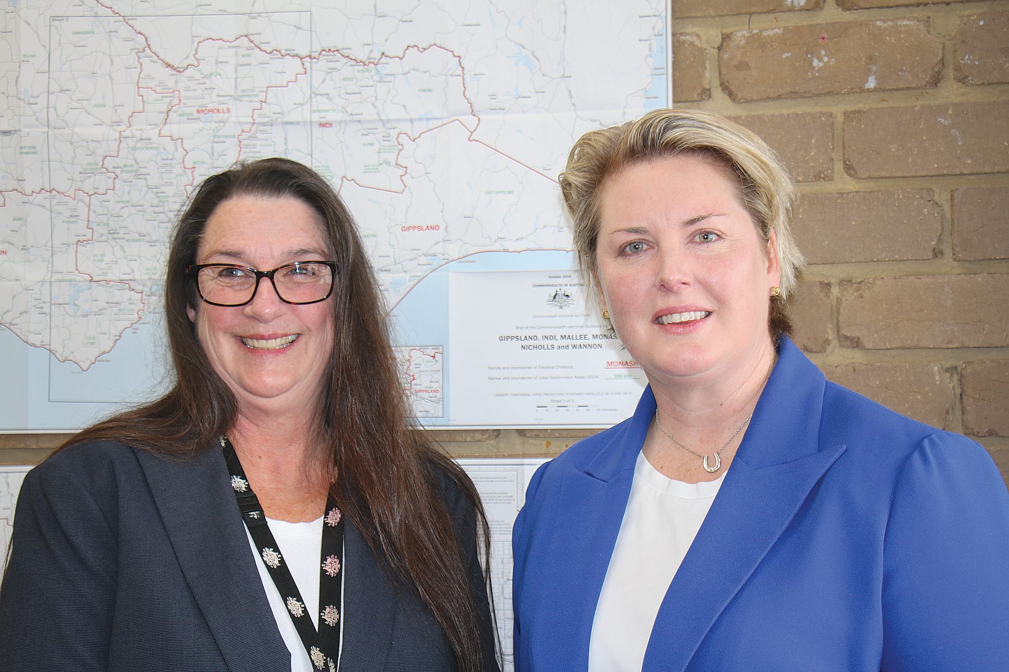 AEC Divisional Returning Officer Jodie Moyle-Burke declared Mary Aldred the winning candidate for the Division of Monash. B69_2225