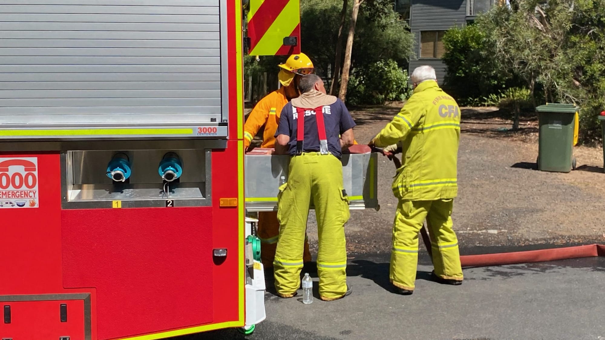 Kitchen fire contained in Rhyll