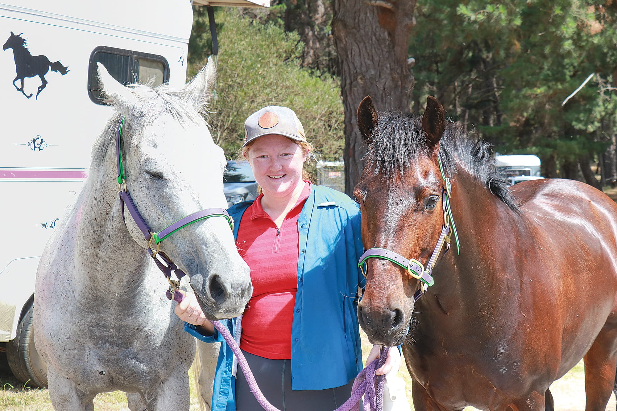 Leah (centre), Misty and Cherry joined Wonthaggi Pony club from Ballarat.C06_0225