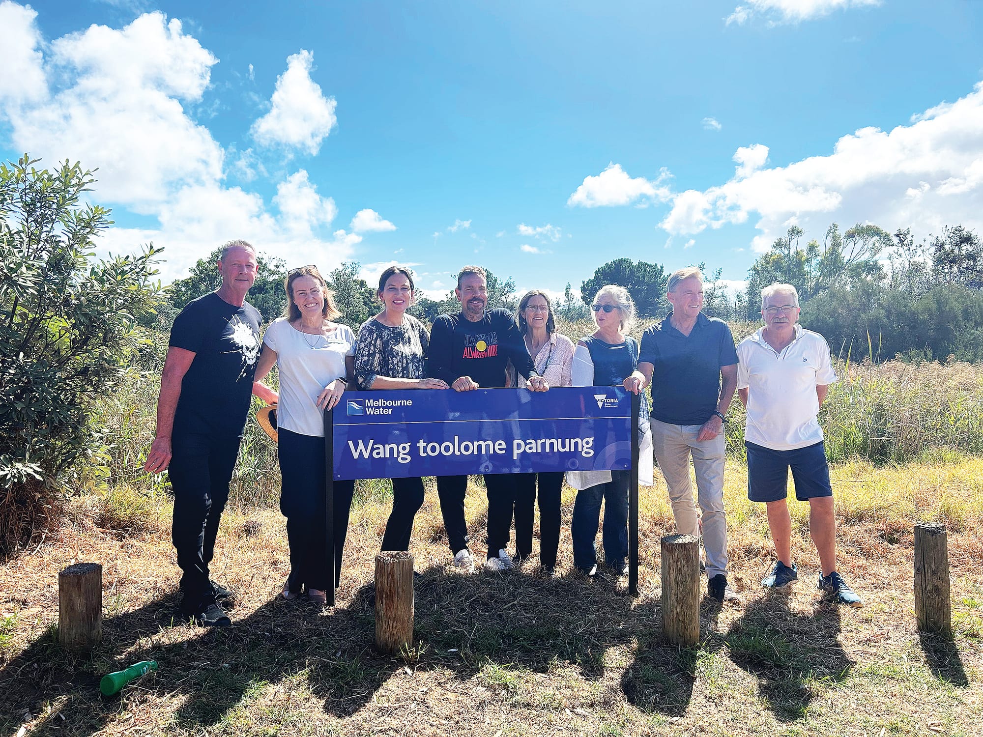 Community celebrates official lake naming