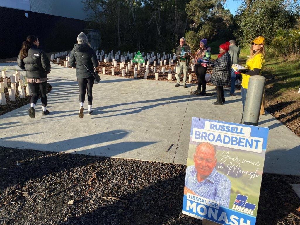 Not a sausage sizzle to be seen