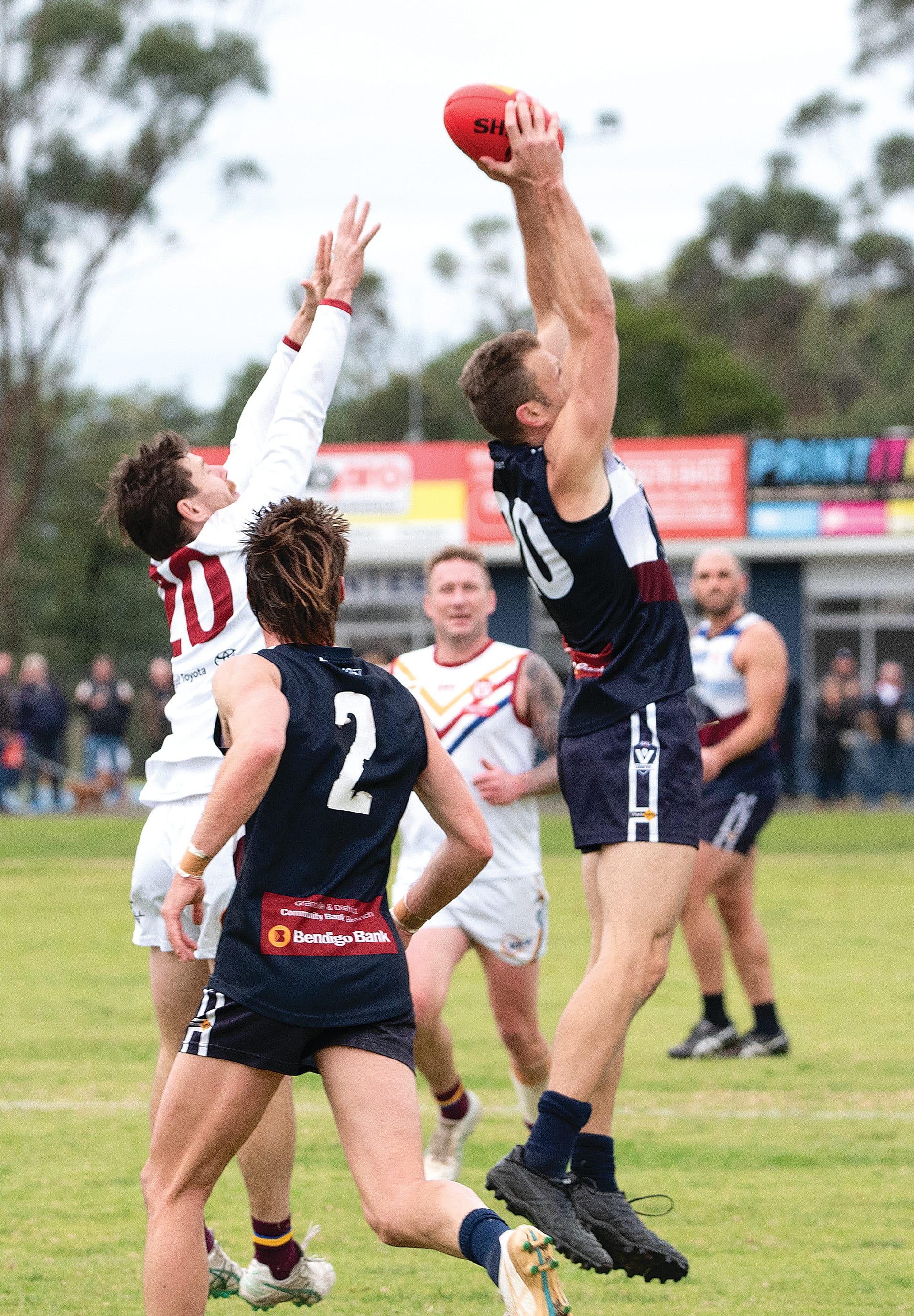  Travis Tuck takes a strong mark for Kilcunda-Bass