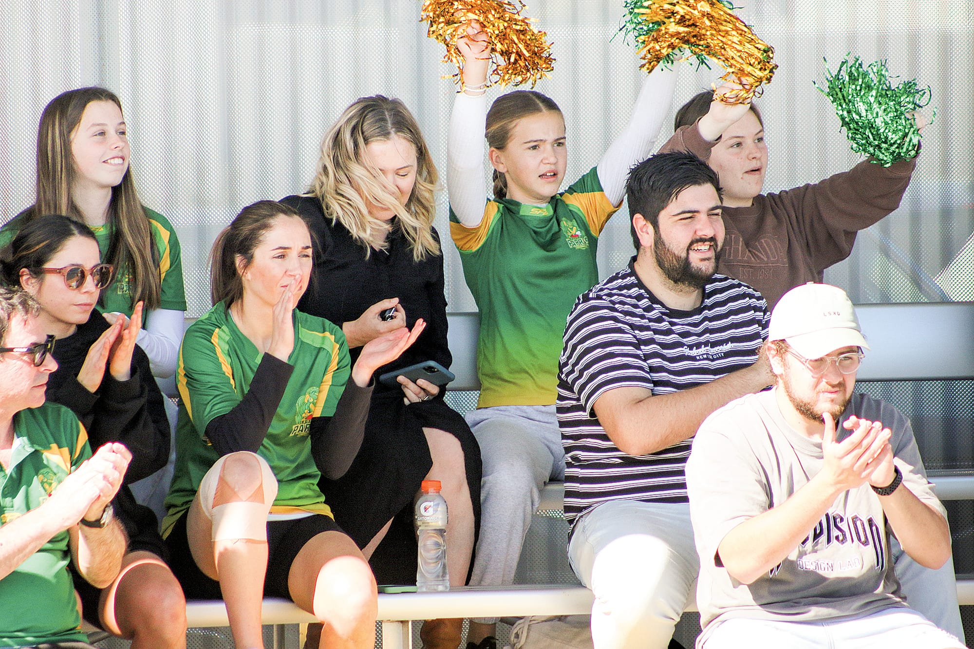 Leongatha’s C Grade players had plenty of support during their qualifying final win over Morwell. A36_3522