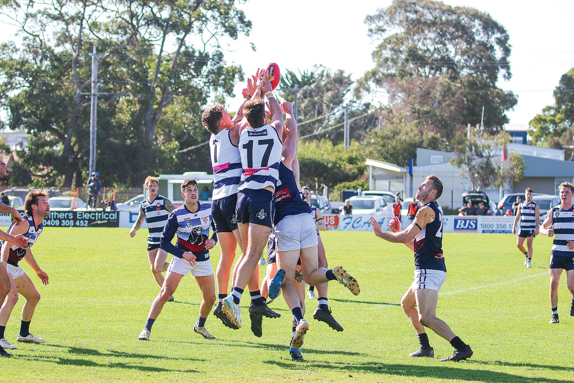 Nar Nar Goon came out on top in Saturday’s match against Kilcunda-Bass. ob32_3524