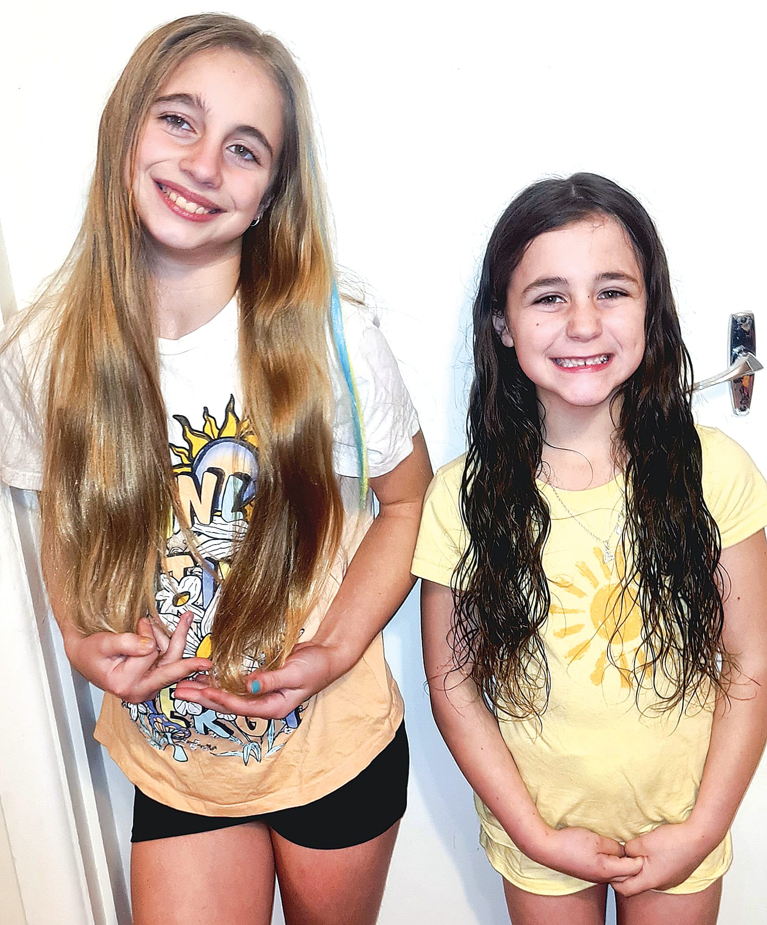 Sisters donate hair in memory of grandmother for cancer