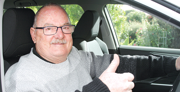 Alan’s in the driver’s seat