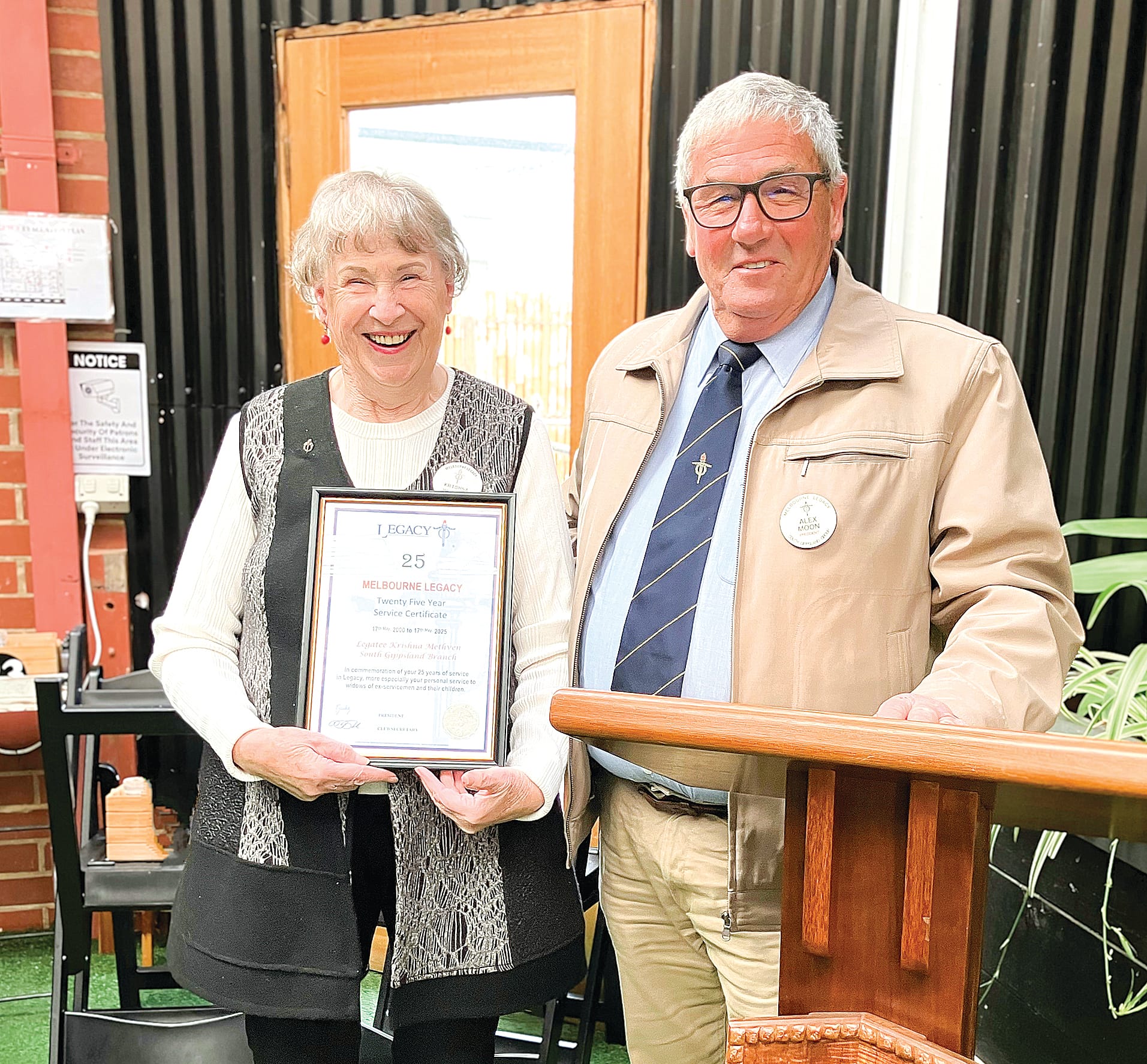 25 years of Legacy service