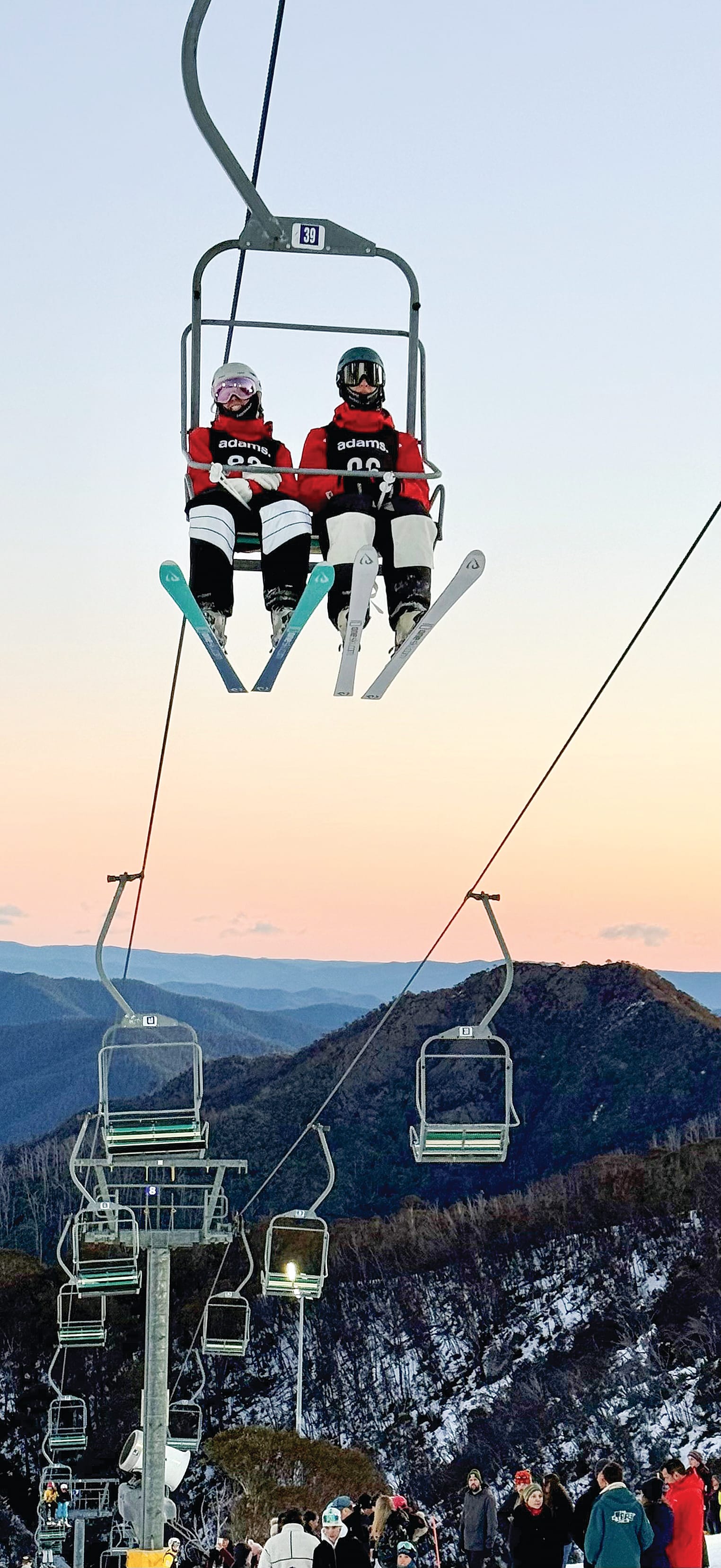 Balancing school and competitive skiing is a full-time gig for Will. 