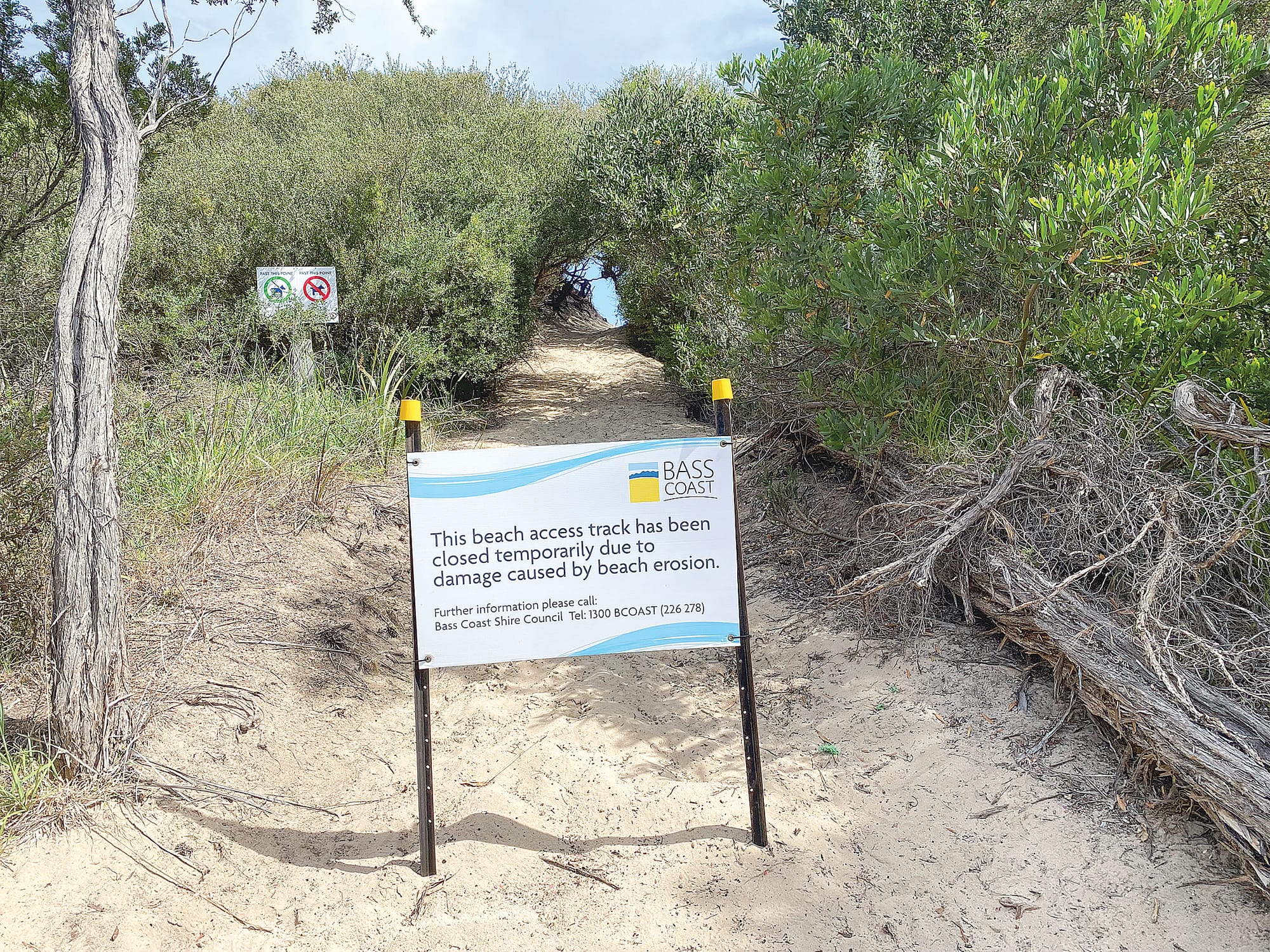 Simple advice signs, at the entrance to damaged access points isn’t enough, they say.