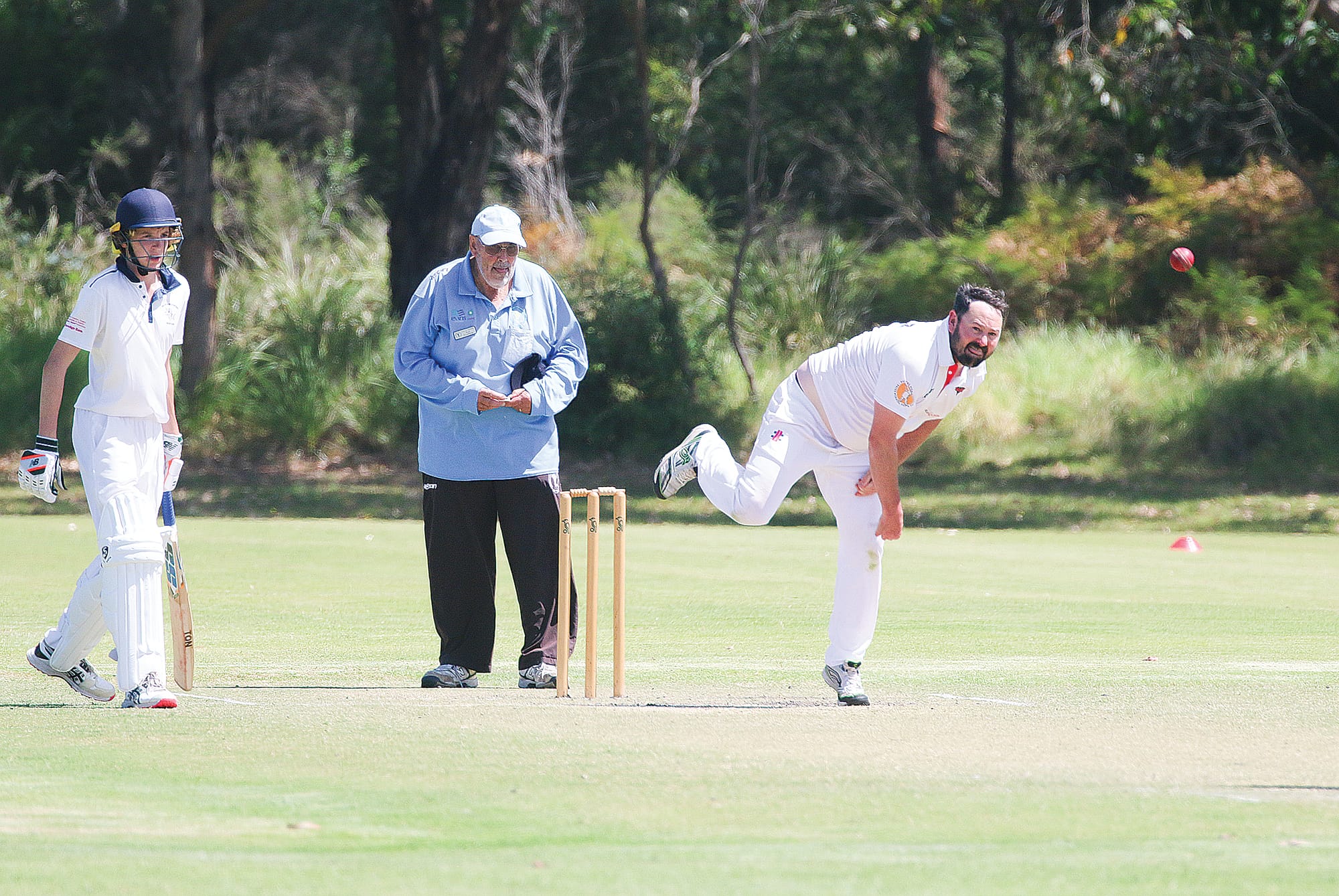 Inverloch bowler John Bowring claimed 2/31 against Phillip Island on Saturday.