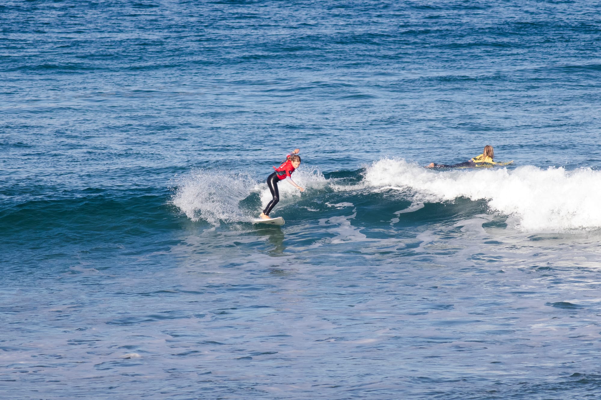 U14 Girls: 3rd place: Scarlett Rennie (Cape Woolamai), 13.33. Photo Credit: Noah Clifford / Surfing Victoria