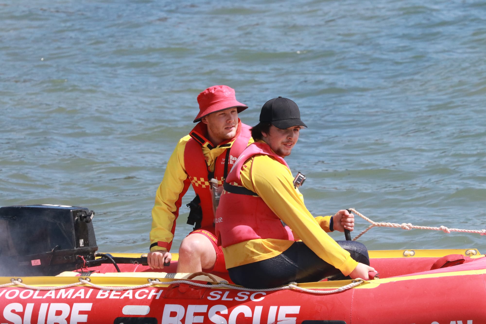Woolamai Beach Surf Life Saving Club (WBSLSC) volunteered their time as surf rescue at the 2024 Cowes Classic.