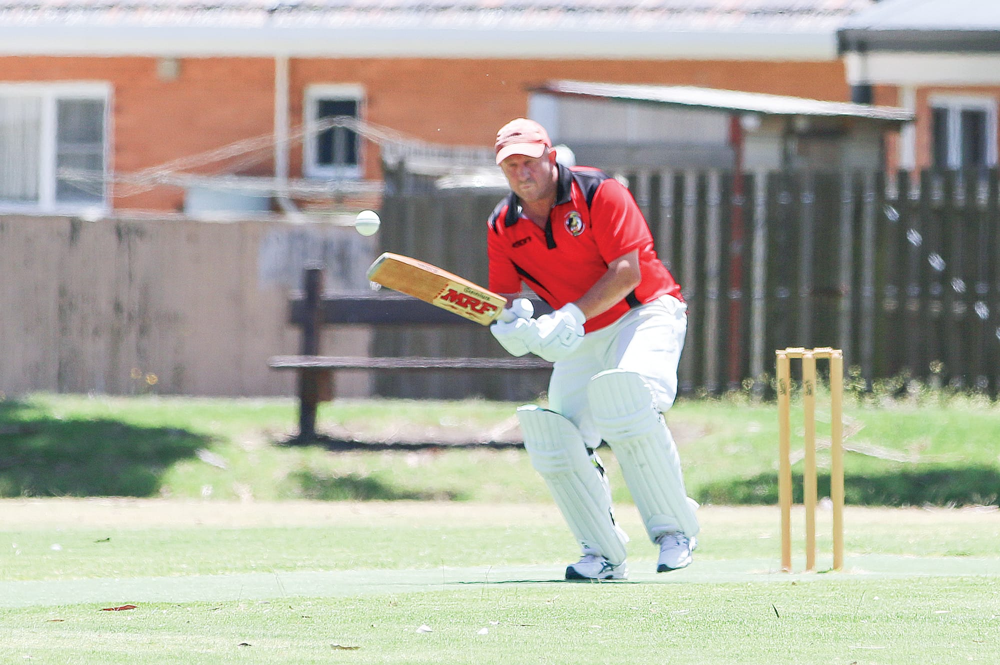 Nerrena’s Damien Symmons was in stunning form at Wonthaggi McMahon Reserve, hitting 100 not out in the T20 match against Wonthaggi Club. 