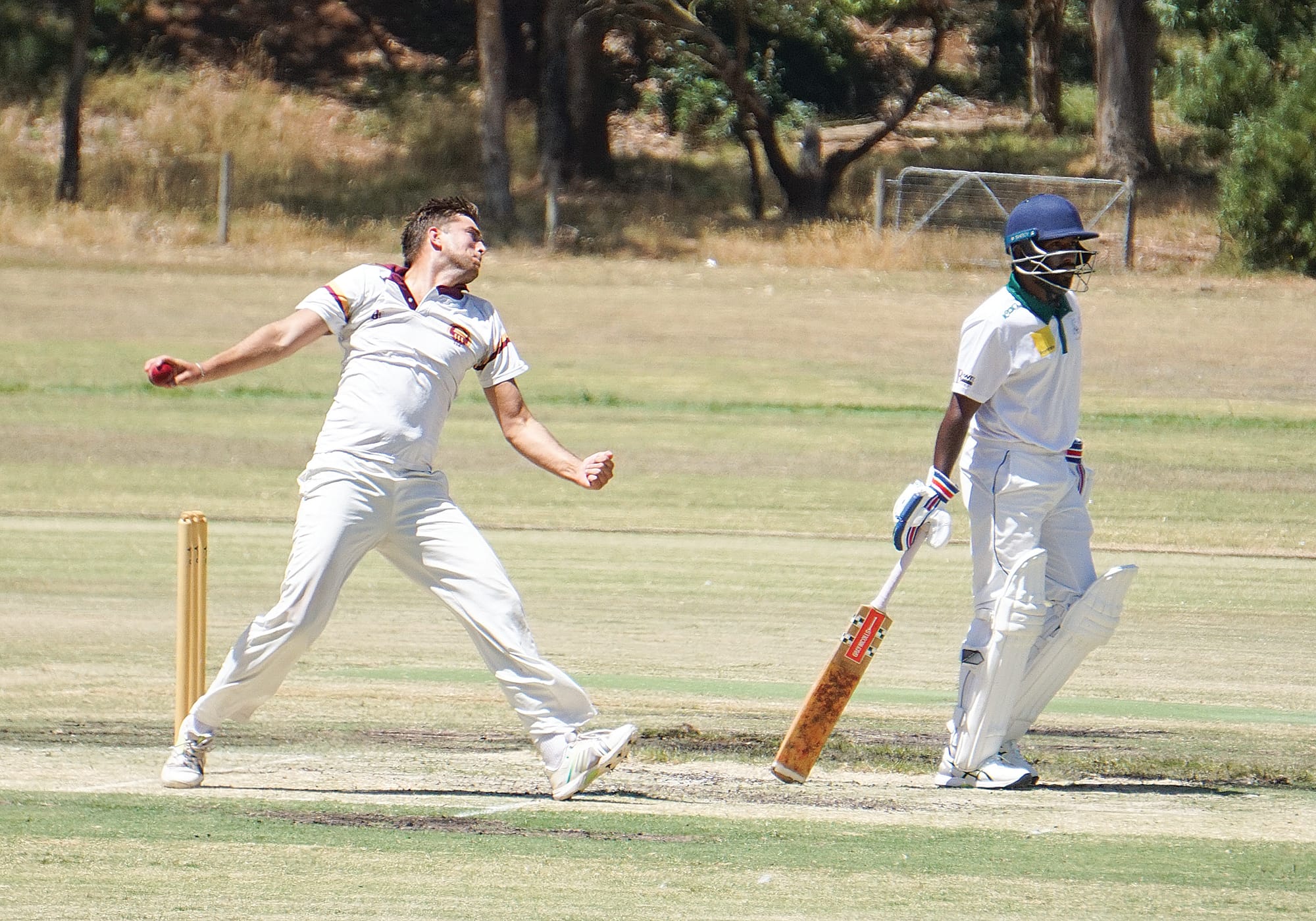 James Jeffery bowled economically for Imperials finishing with 2/38 from his 14 overs. NsB2_0425