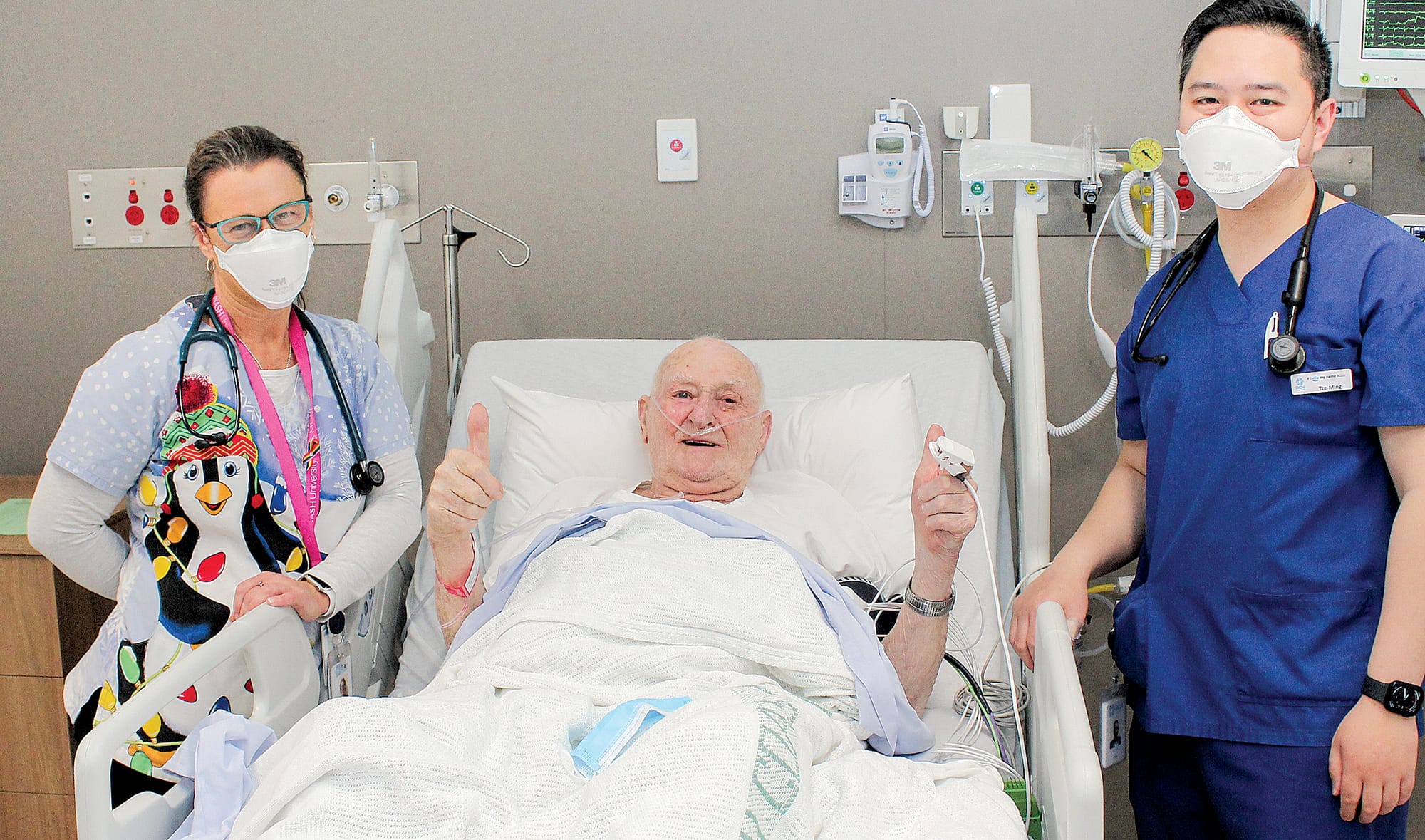 Onboard guests from the second cruise ship of the season are welcomed aboard at Cowes.