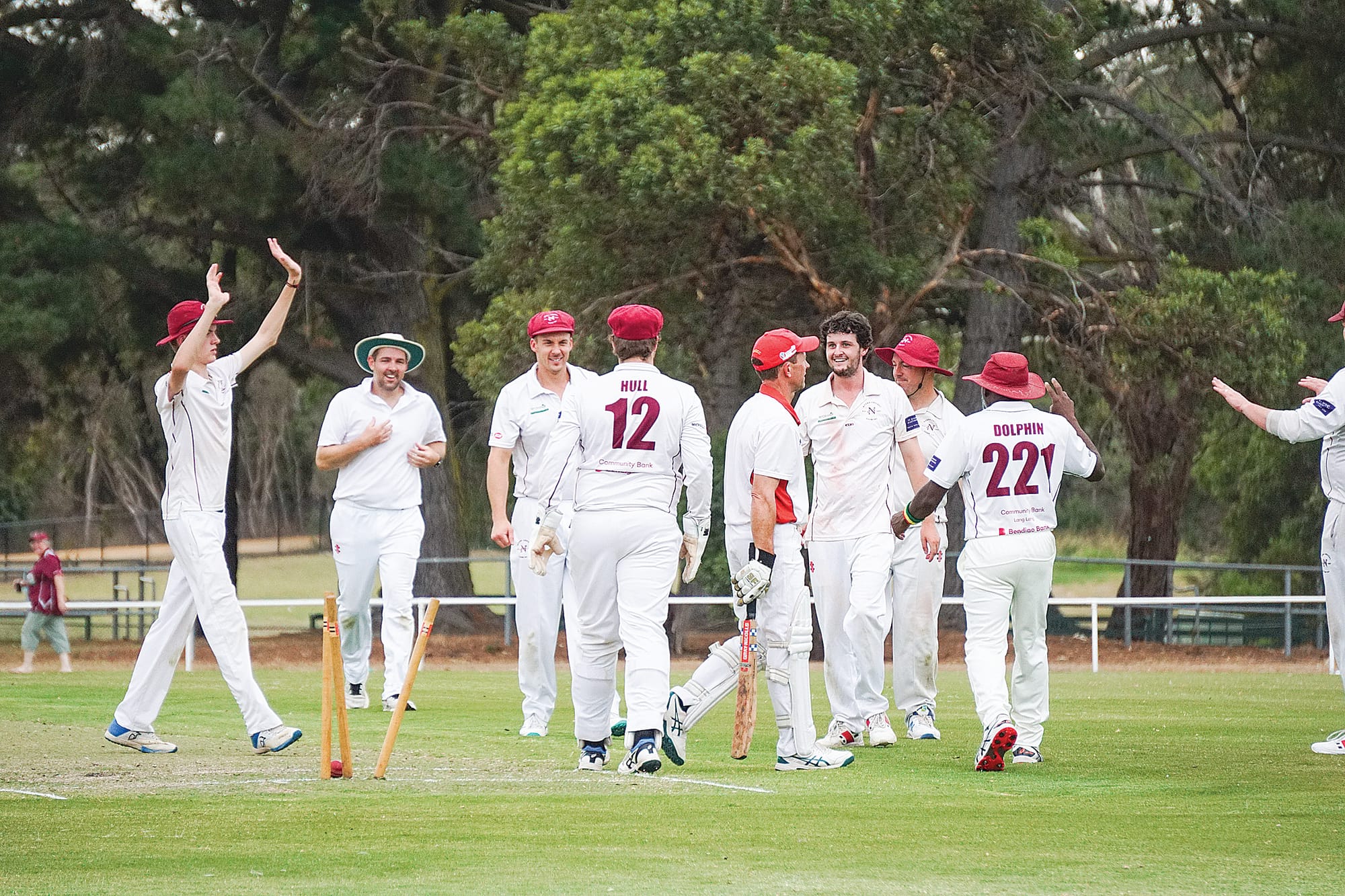 Nyora celebrate the dismissal. Ns57_1125