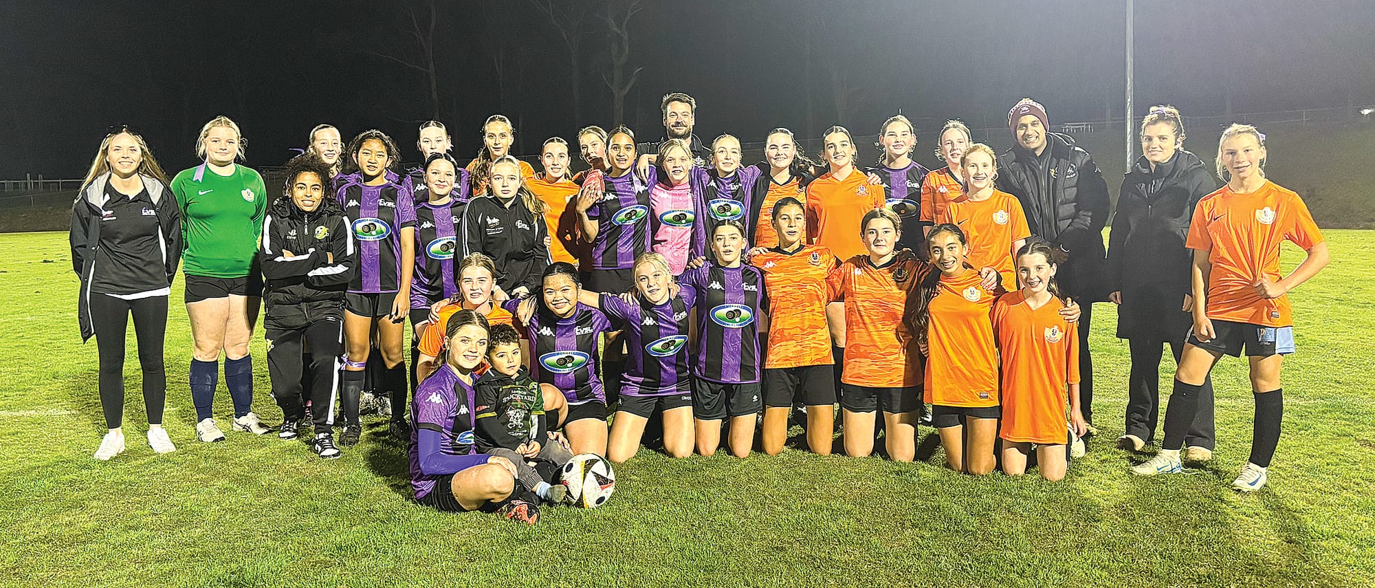 LVSL and GSL U14 representative squads enjoyed a recent friendly under Friday night lights. 