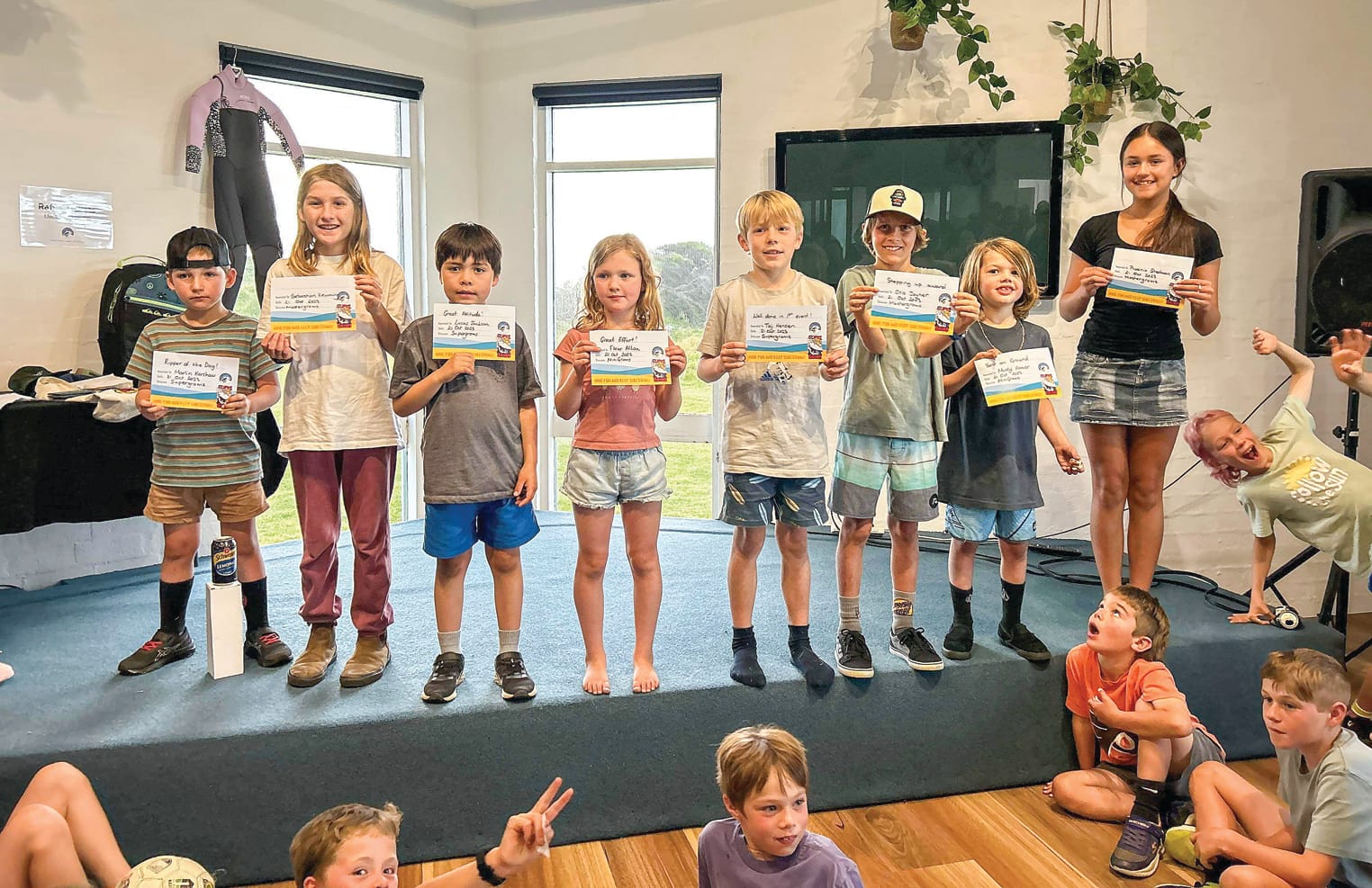 There were lots of improvement from returning Supergroms, with award winners pictured.