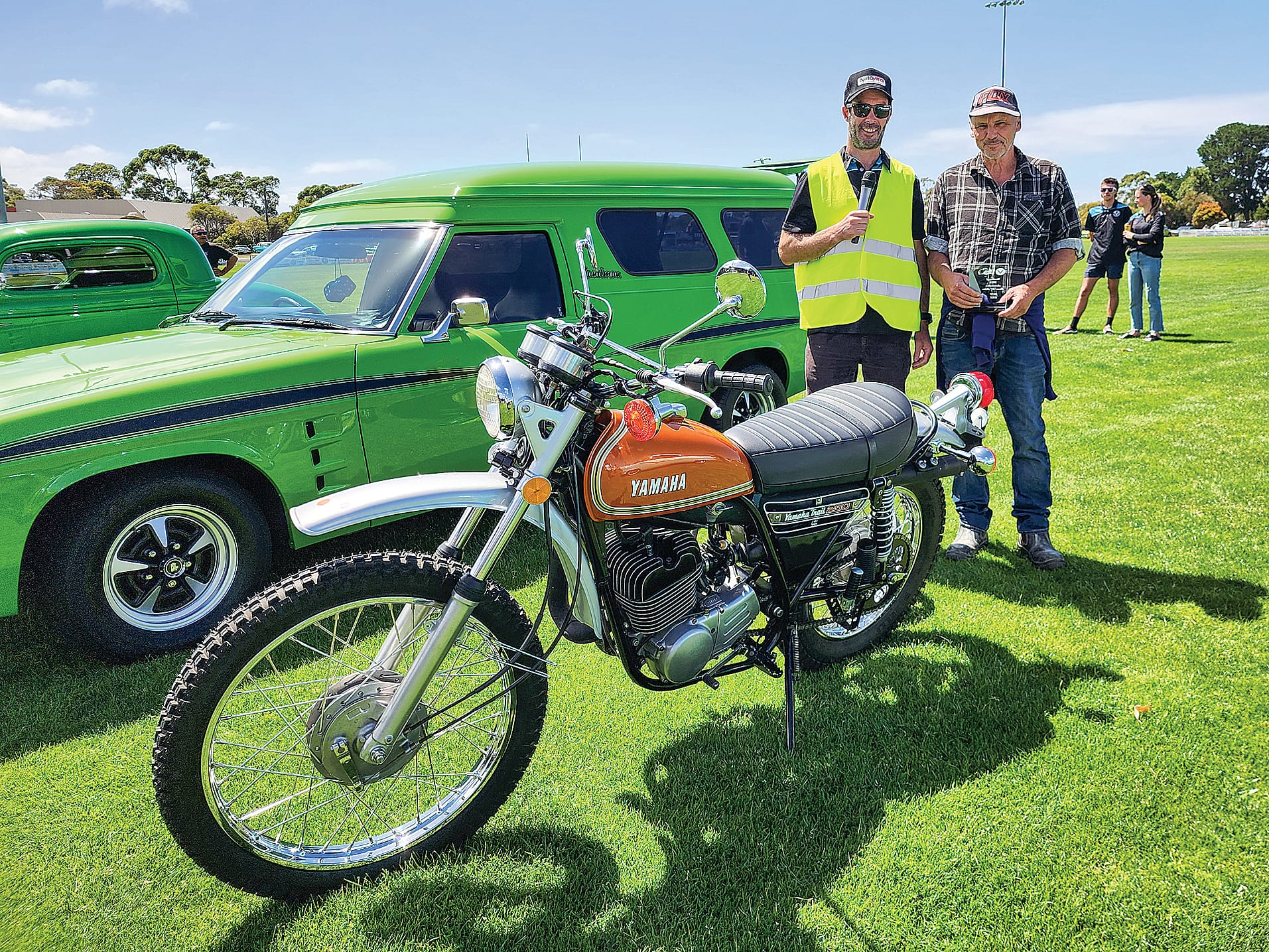 Best Bike was won by Paul of Wonthaggi with Paul noting the bike took a couple of years to build. C20_0425