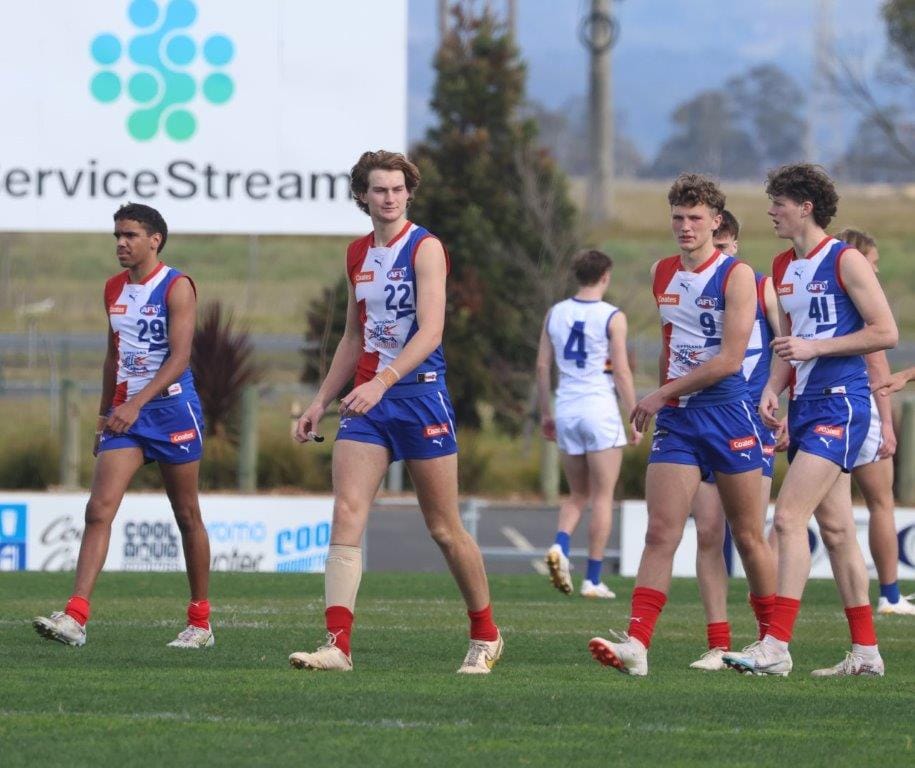 Archer Reid (22) played an excellent team game last Sunday in a final hit-out against Eastern Rangers before the finals 
