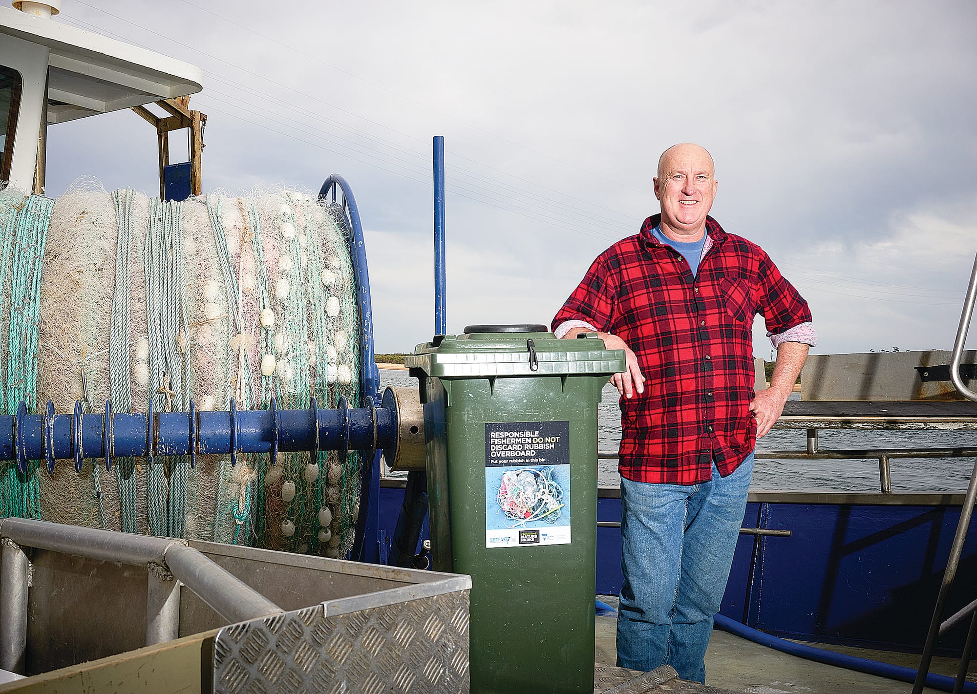 No rubbish overboard thanks to ‘Bins on Boats’