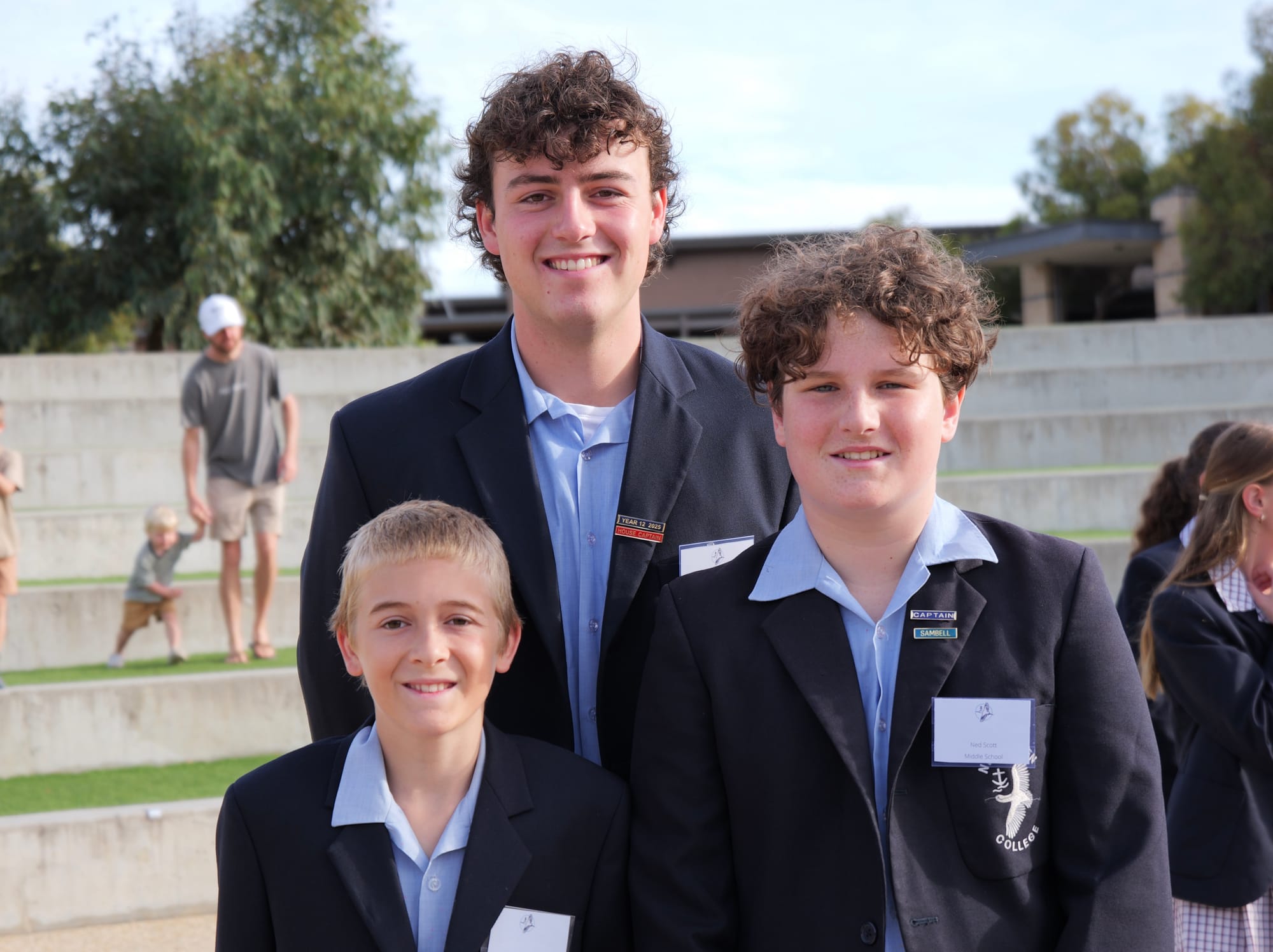 During Newhaven College’s Open Day on Saturday, March 15, student tour leaders Andrew Nowell, Edward Scott and Hunter Janson led prospective families on tours of the campus and facilities.