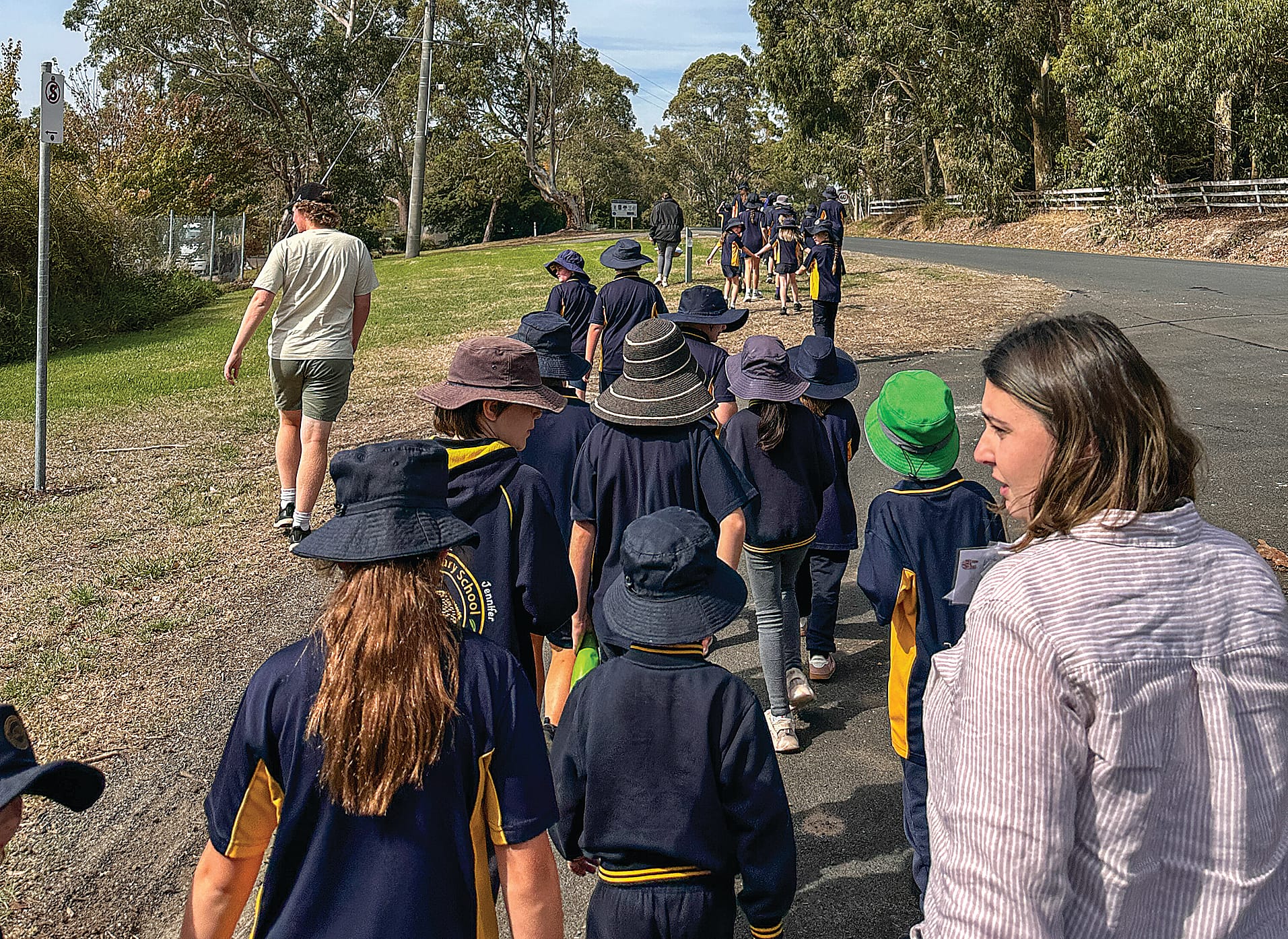 Nyora Primary School students delivered handmade cards and easter eggs to Nyora residents last week for Easter.
