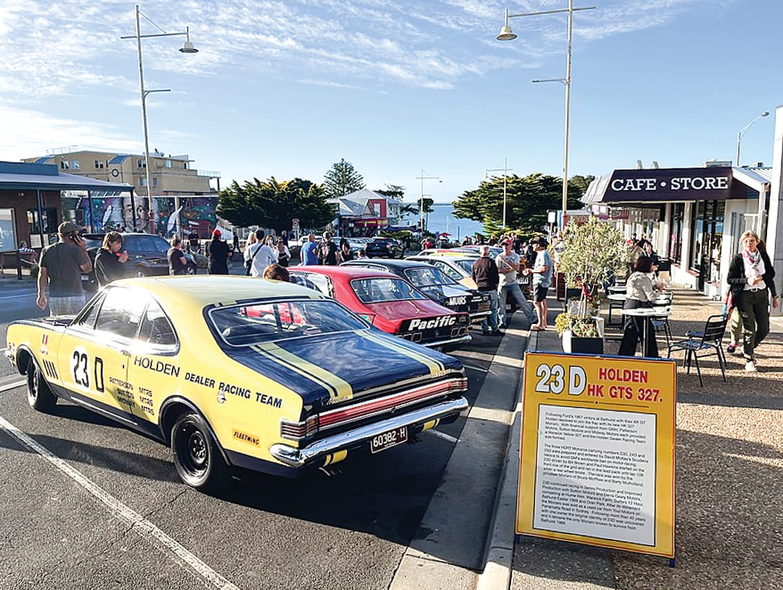 Cowes Car Show Bathurst Winning Monaro.