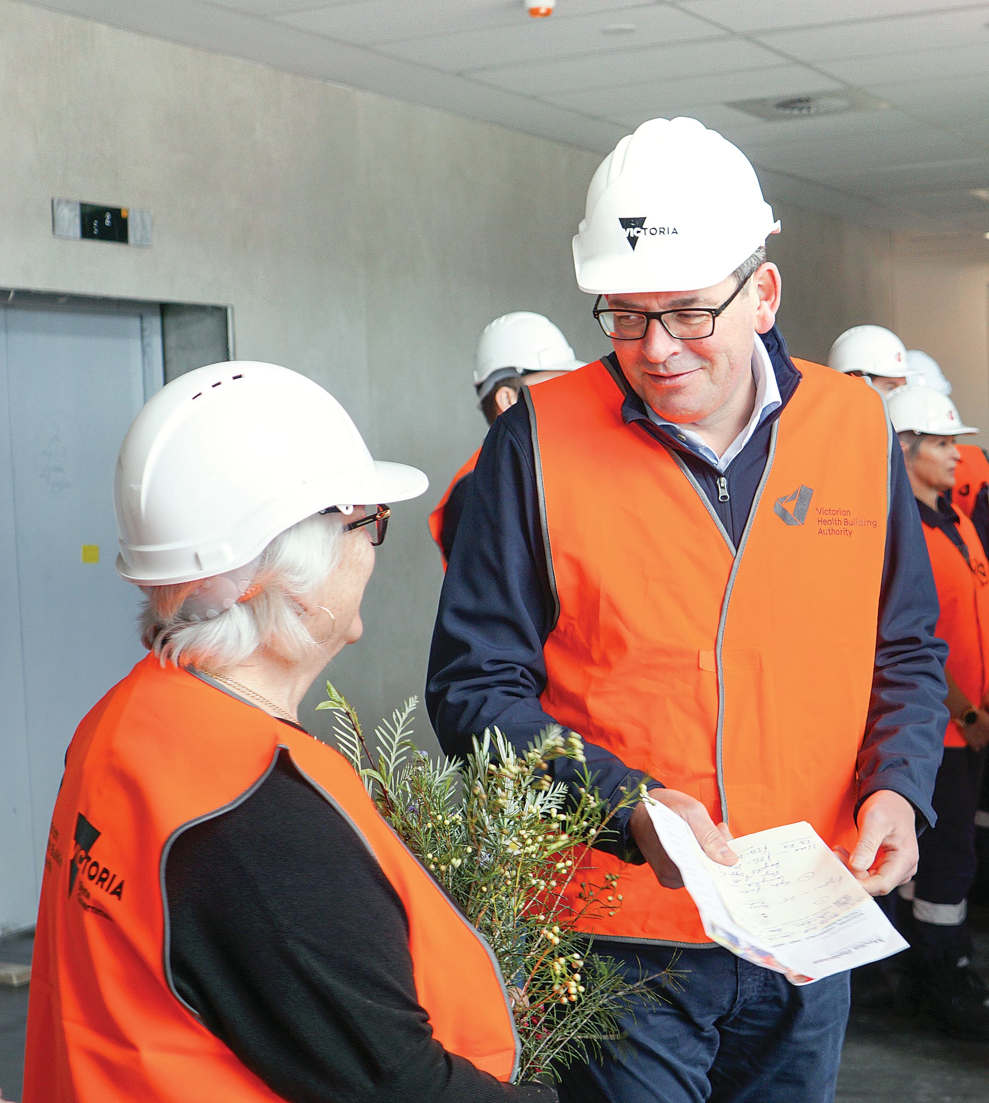 The Premier chats with Bass Coast Health CEO Jan Child. 