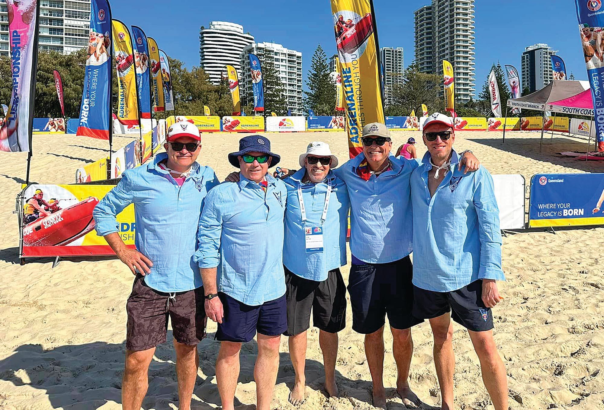 Anthony Martin, Graeme Overall, Craig Watson, Paul Hoffman and Paul Mullarvey.