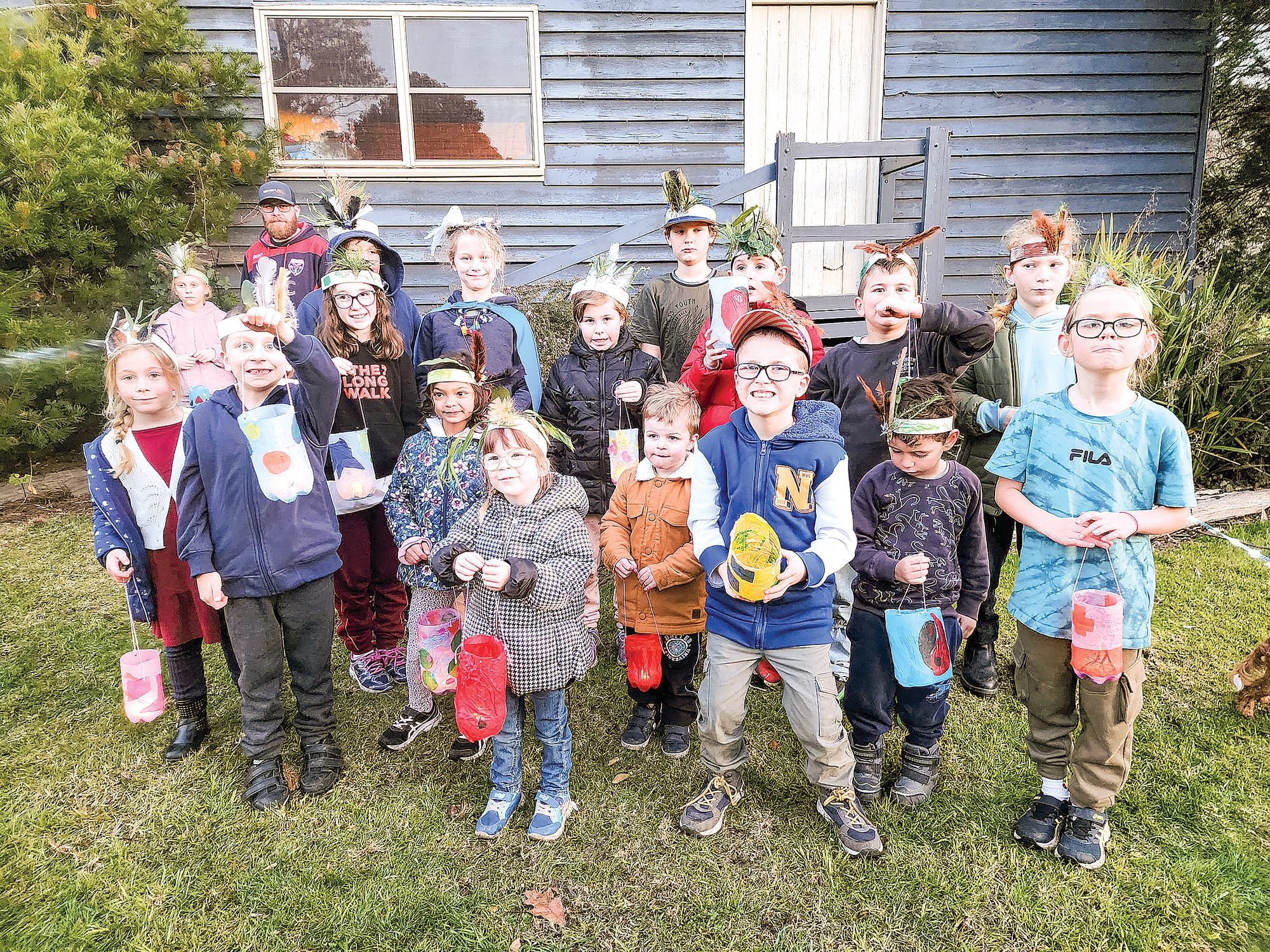 Students from Boolarra Primary School took part in the festivities on Saturday evening including the lantern parade.
