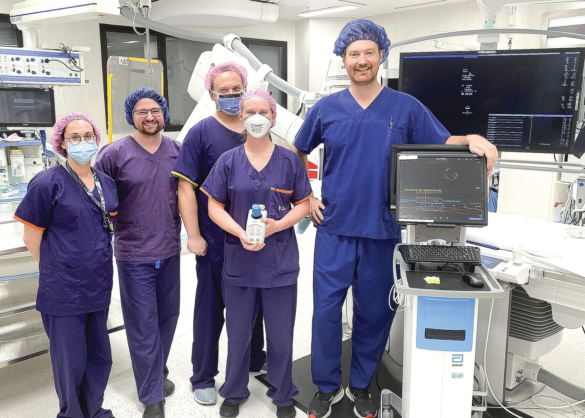 Cardiology team with another regional first for Gippsland