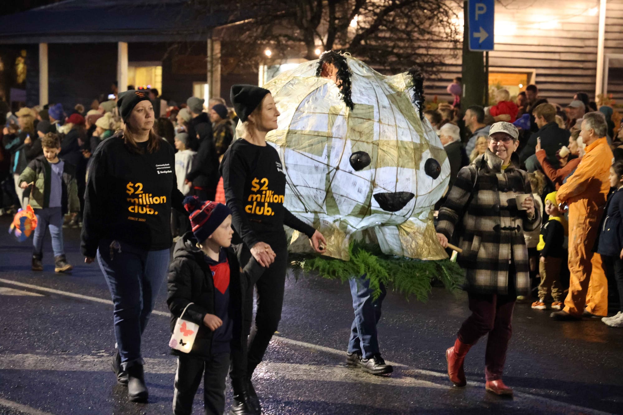 Winterfest brings back colour and light after dark days at Mirboo North