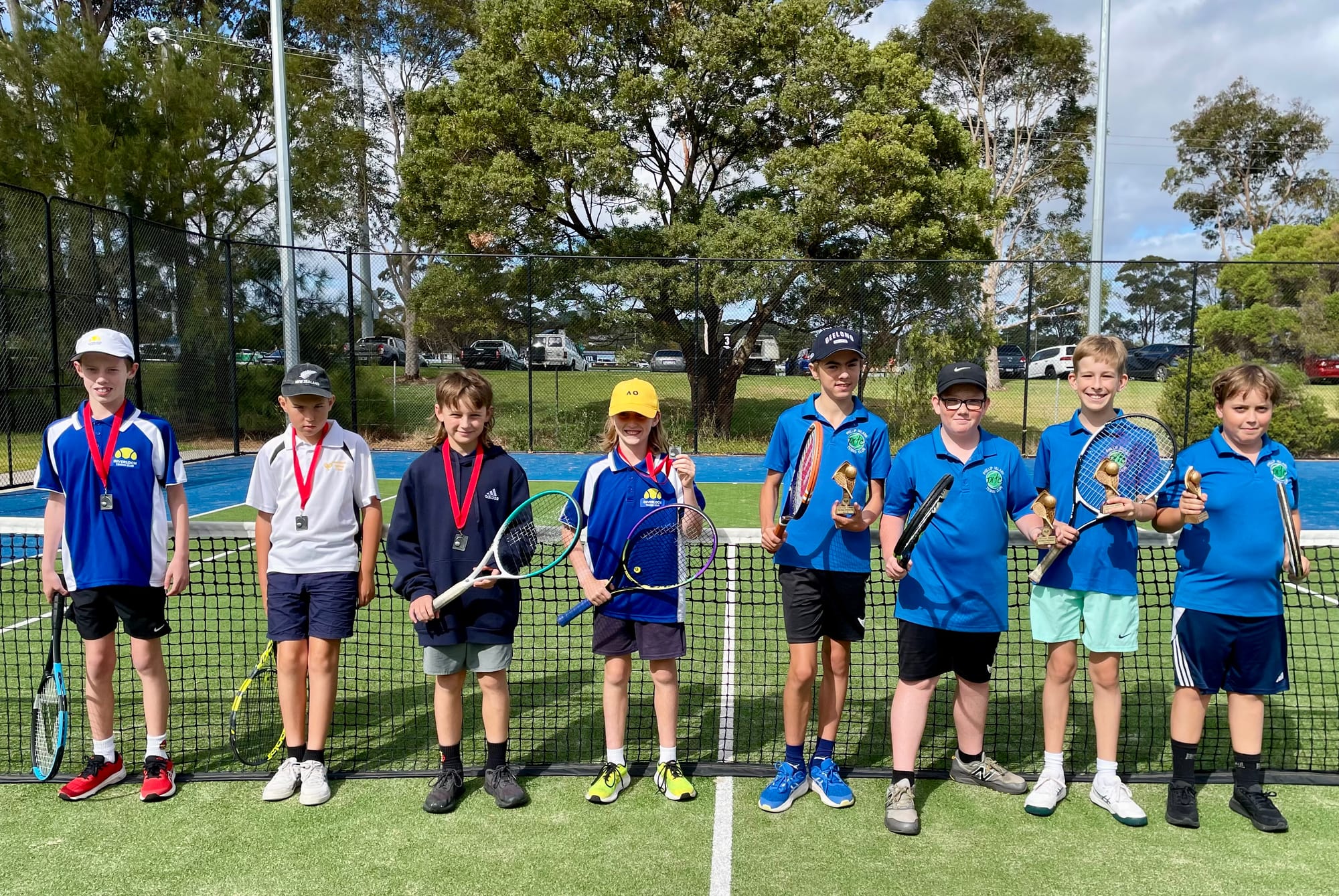 Section 4: Runners Up Noah M, Corin P, Aiden H and Alistar H (Inverloch), Winners Ollie H, Zaine L, Jack M and Will Mc (Phillip Island). 