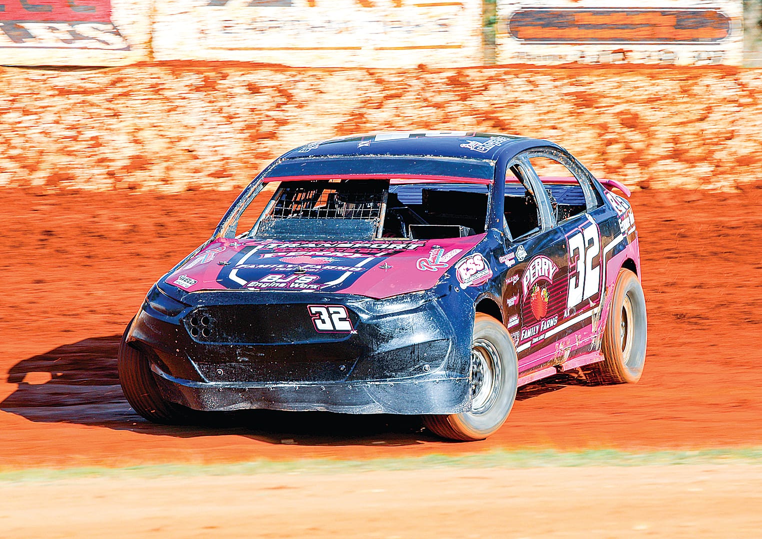 Brody Chrystie was the winner of both Modified Sedan memorial races. Photo: Louise Napier, Napier Photography.
