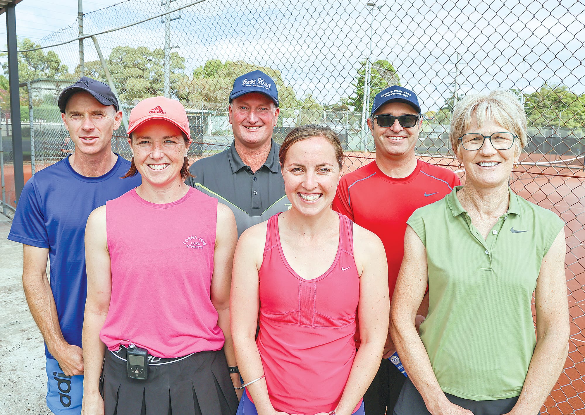 AM&DTA Section 2 tennis premiers for 2023 are the Outtrim team of Marty Nicholas, Sarah Beale, Gavin Furness, Brooke Elford, Nick Beale and Noelene Cosson.