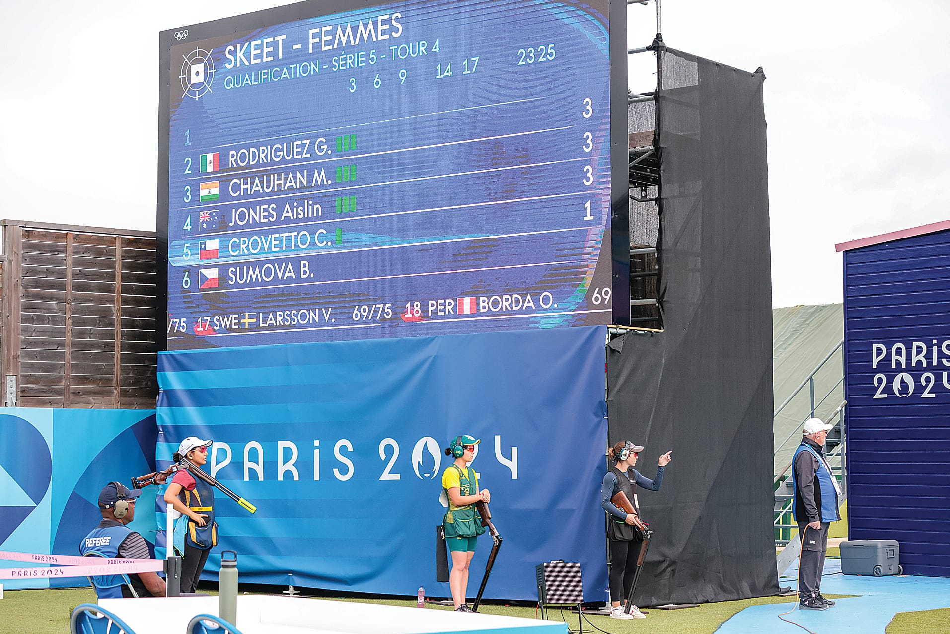 It was anyone’s heat in Paris. Photo: Nathalie Gallois ISSF.