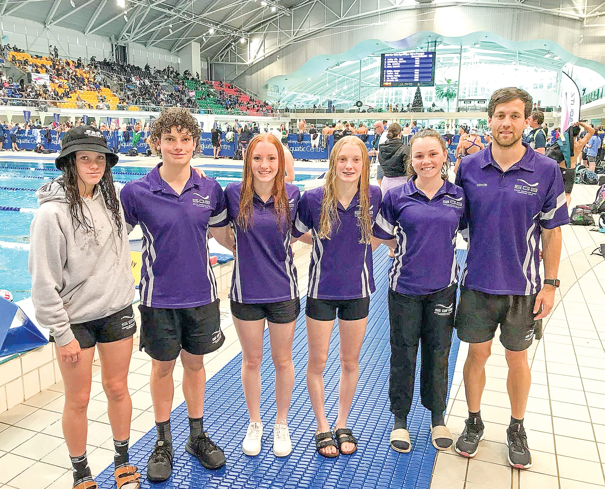 Local swimmers take on NSW at state championships