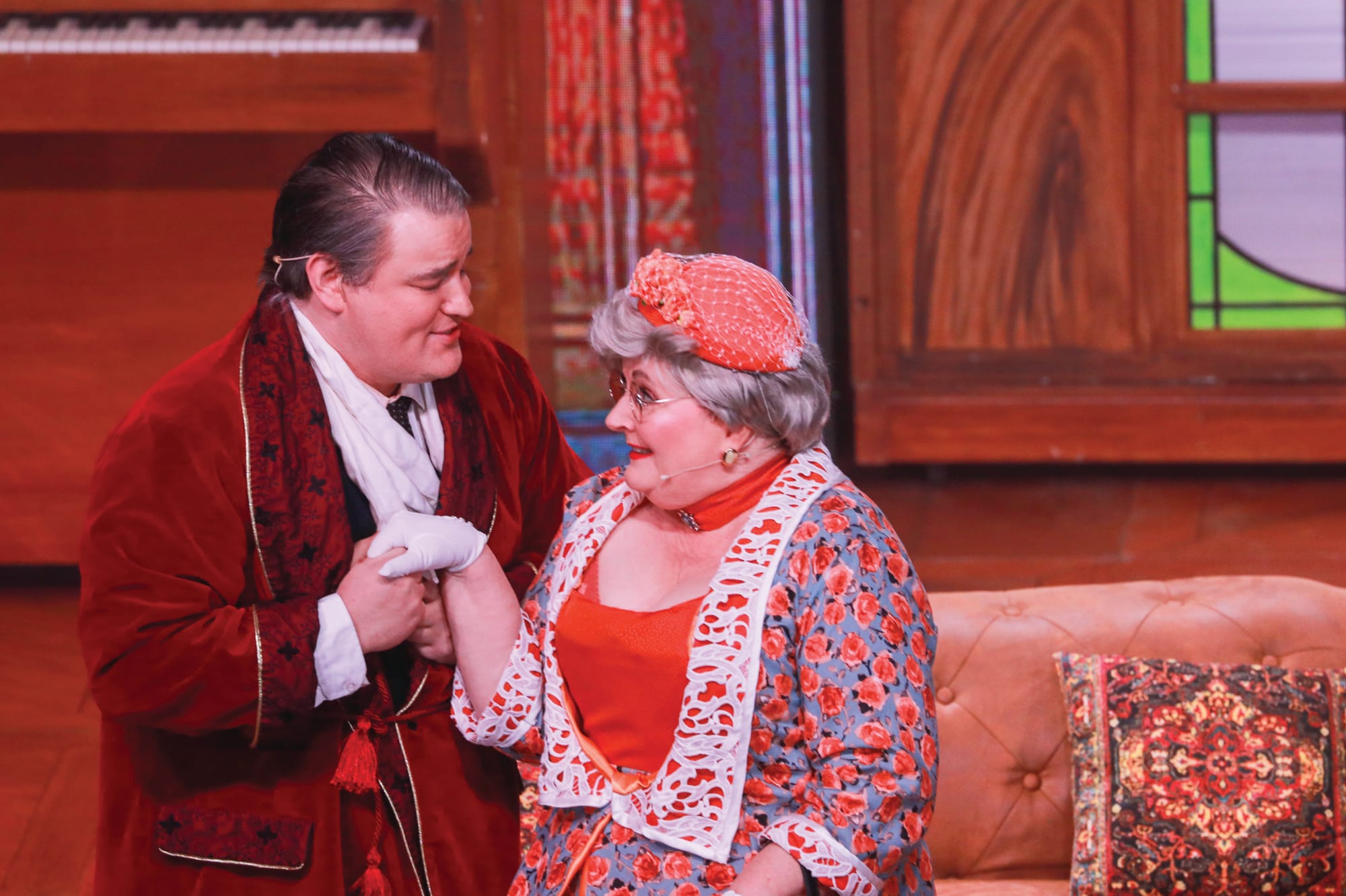 Jay Nelson plays Max Bialystock – a manipulative character in a humorous performance for the production ‘The Producers’. Z30_2723