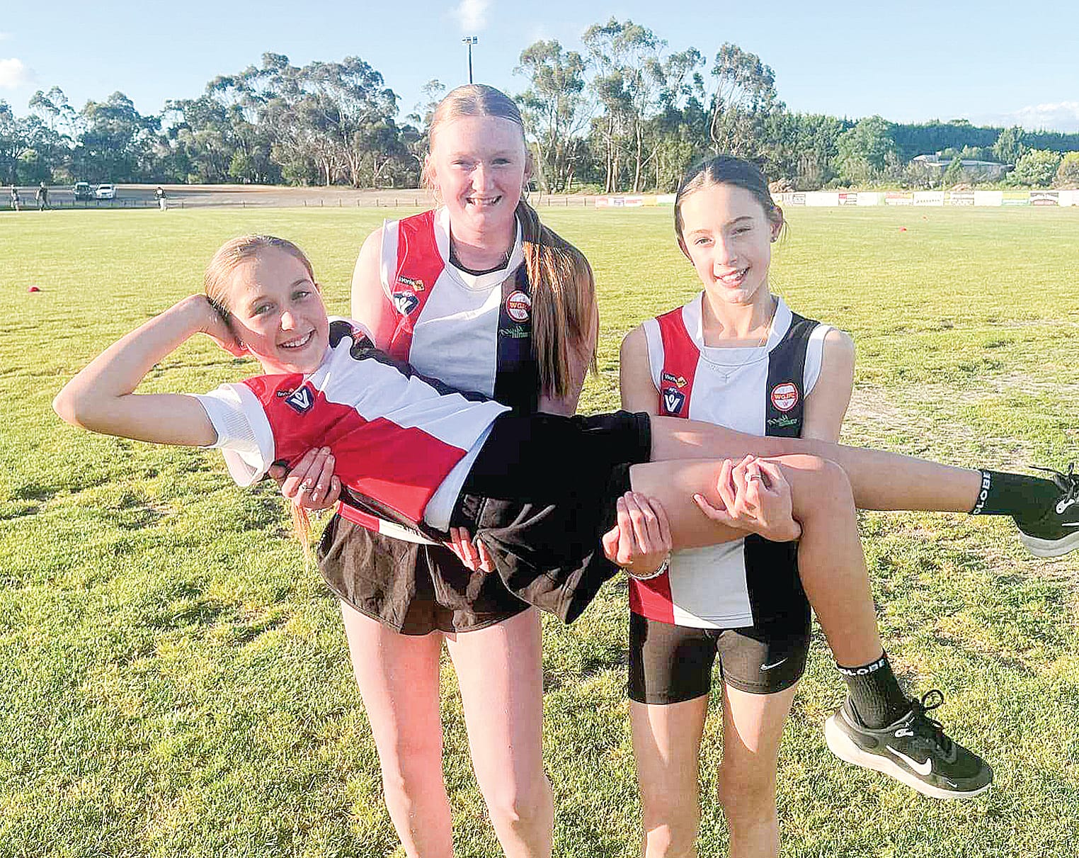 While the Saints aim to improve girls’ footy skills, that will be accomplished in a fun environment.