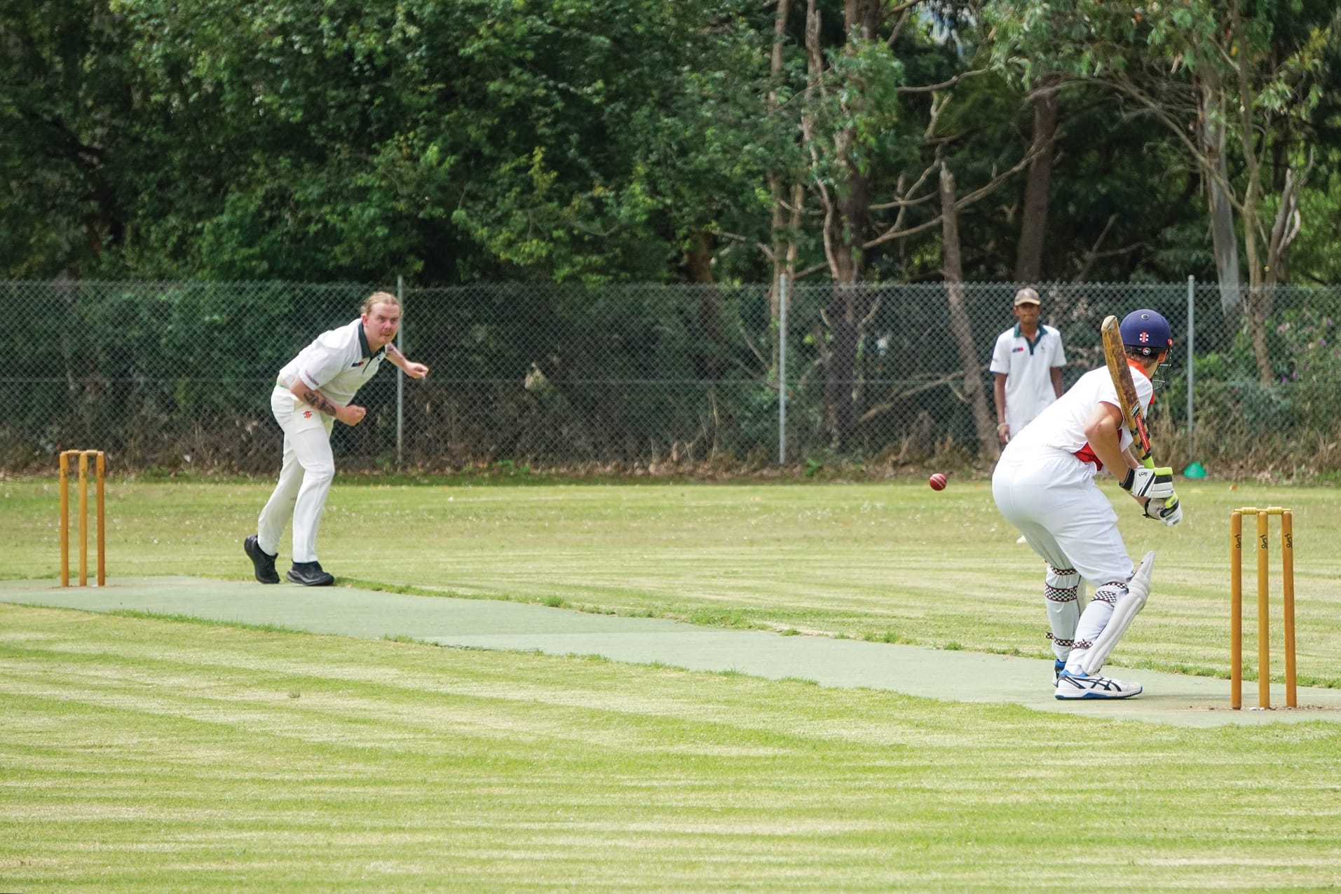 Jarrod keeps steady as he times the shot. Ns18_0424