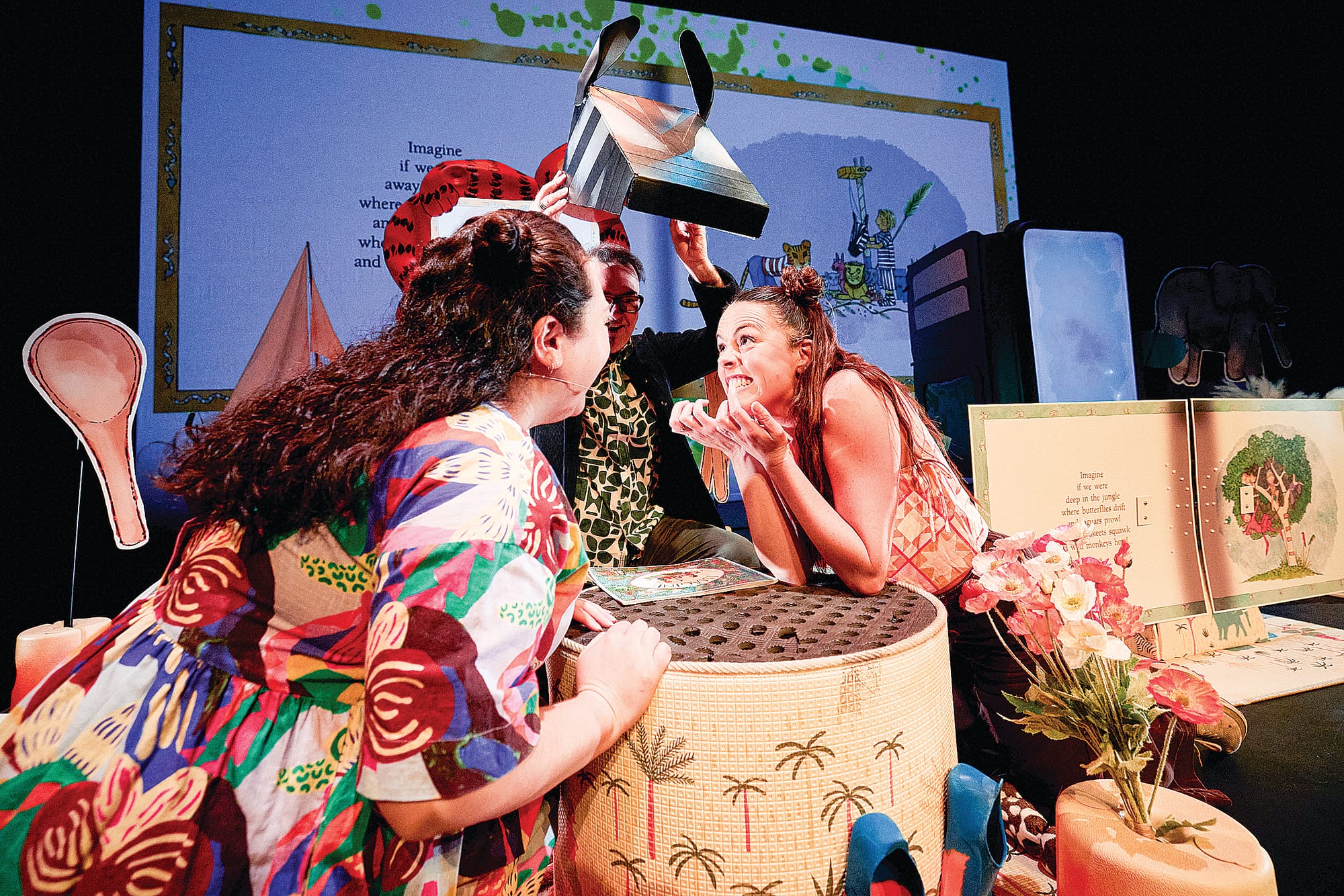 IMAGINE LIVE harnesses creativity and imagination. Pictured is assistant director, Ashlea Pyke. Photo: Peter Foster. 