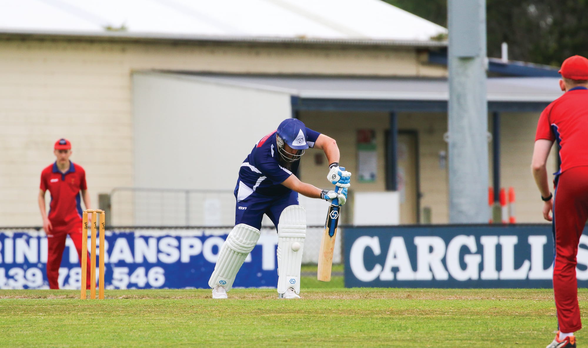 Kilcunda-Bass’ Aaron Conron caught lbw by Glen Alvie bowler Nathan Findlay. 