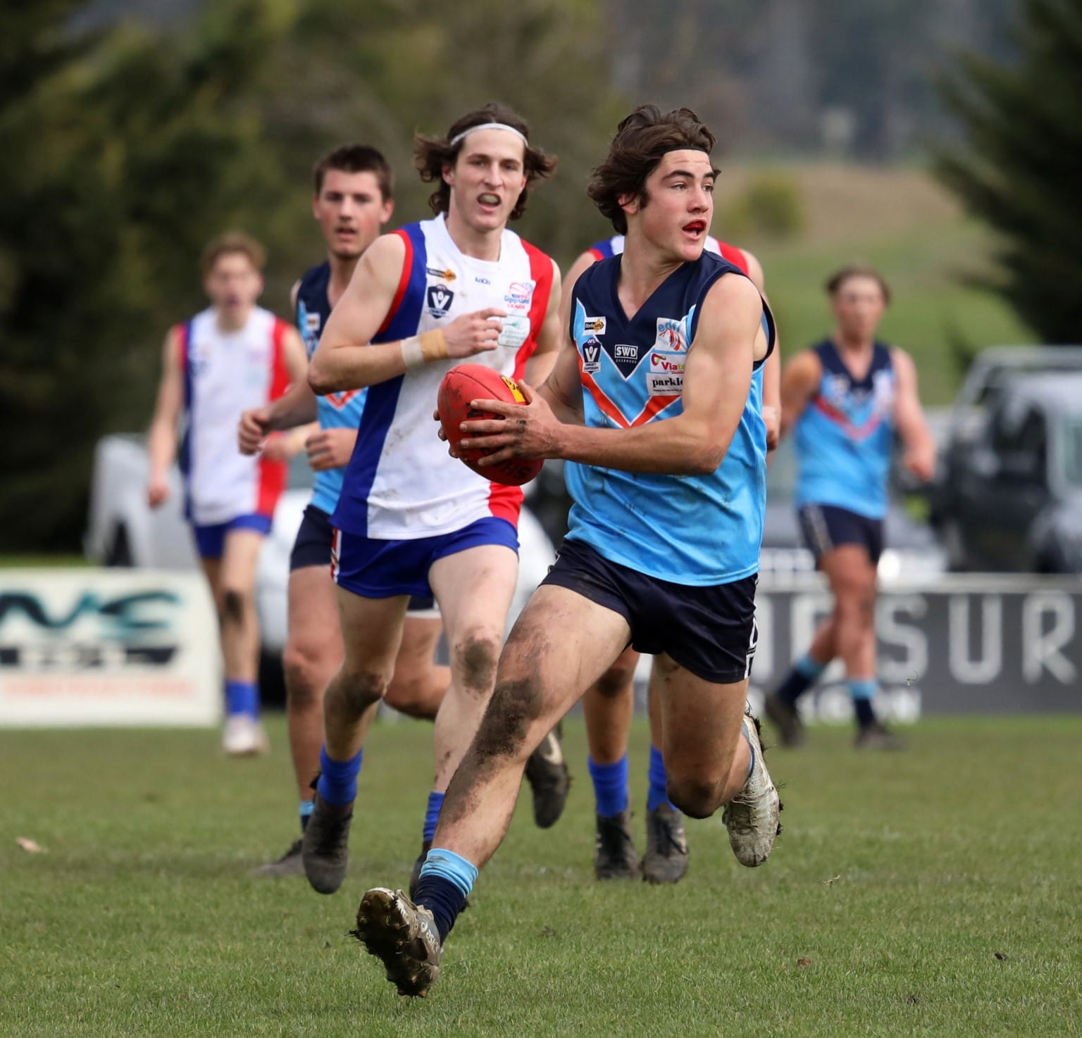 Jye Newcombe's Ellinbank days weren't all that far away from where he is now, playing in the middle for Hawthorn.
