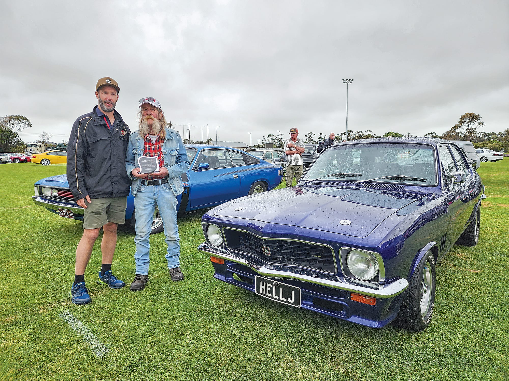 Dave Sheerman’s blue 1970 Holden Torana was awarded Best Paint. C26_4724