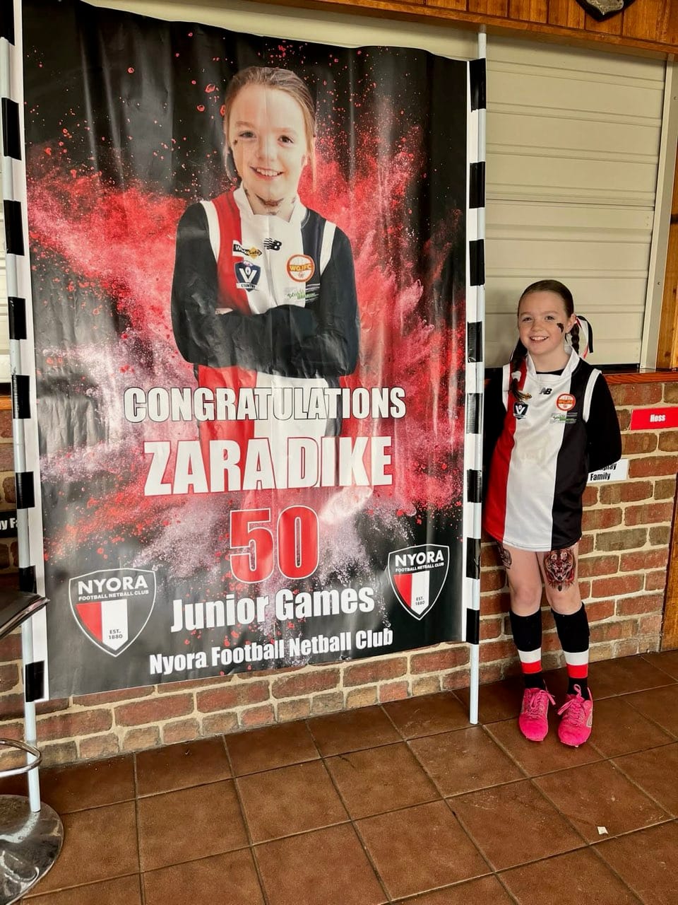 Rising stars at Nyora Football Netball Club