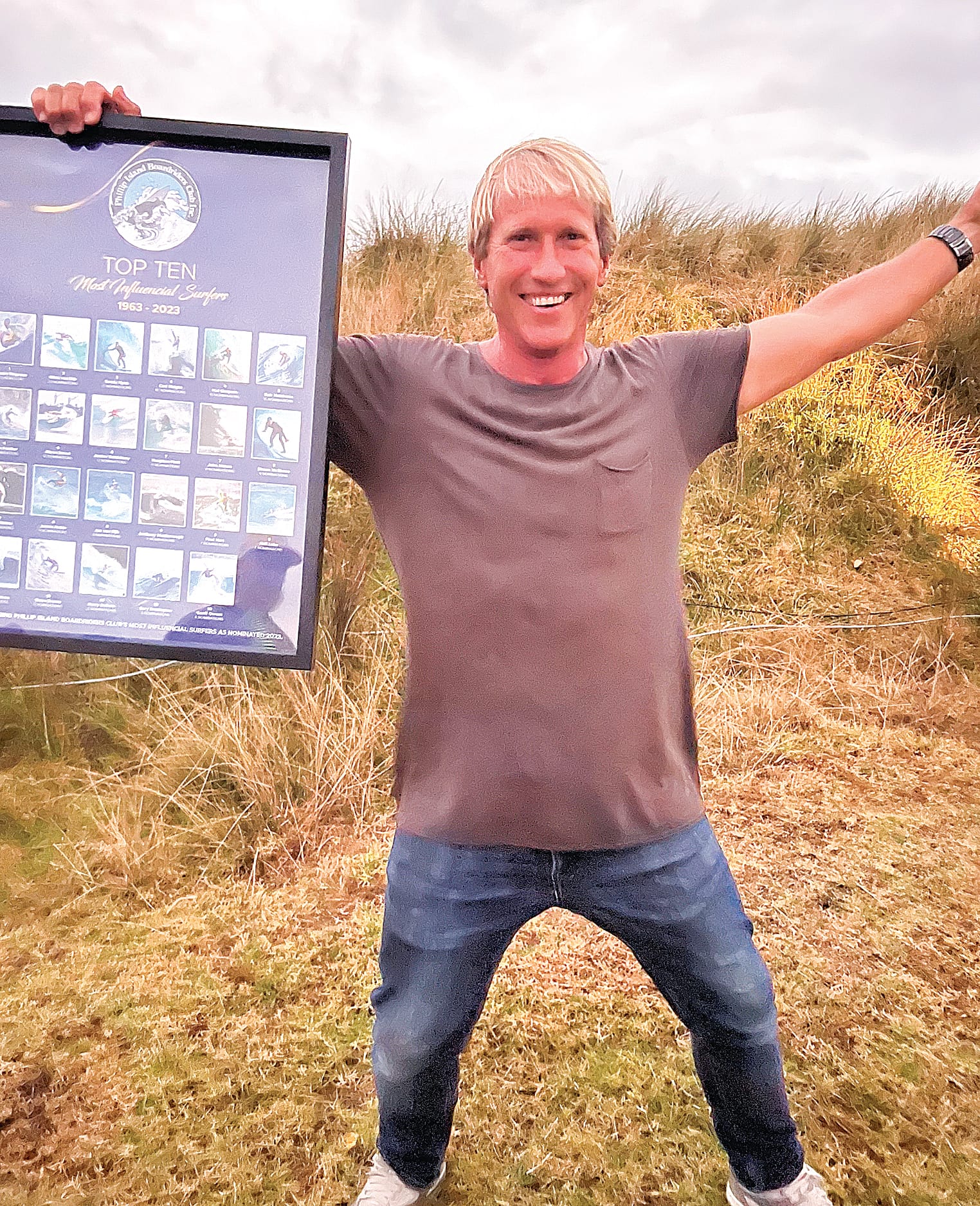 Glyndyn Ringrose named number 1 influential surfer for the Phillip Island Boardriders