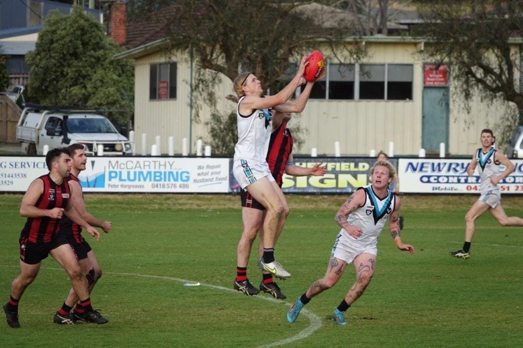 Jack Hutchinson provides versatility to Wonthaggi Power’s attack with marking, defensive and team skills to burn.